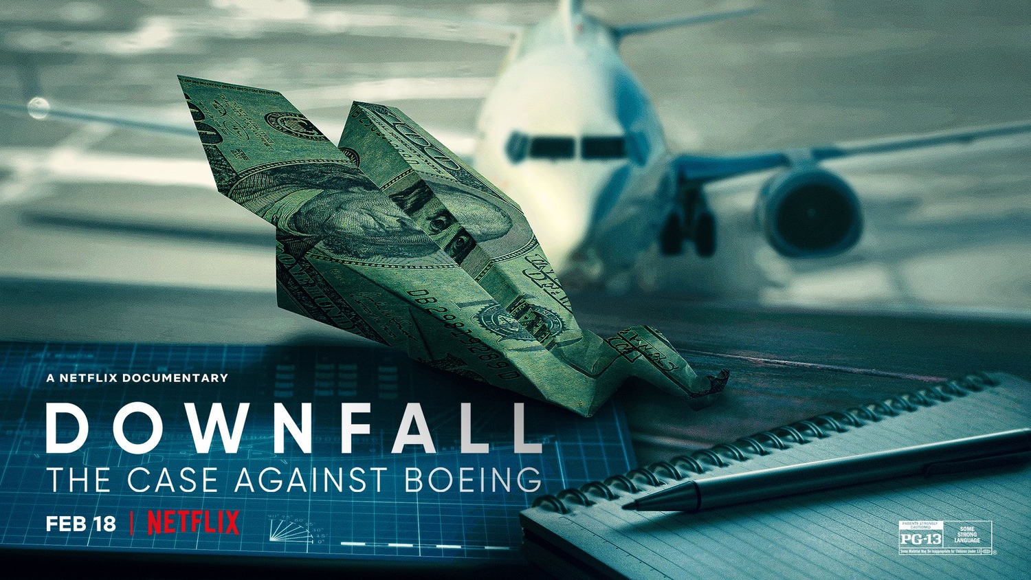 Extra Large Movie Poster Image for Downfall: The Case Against Boeing 