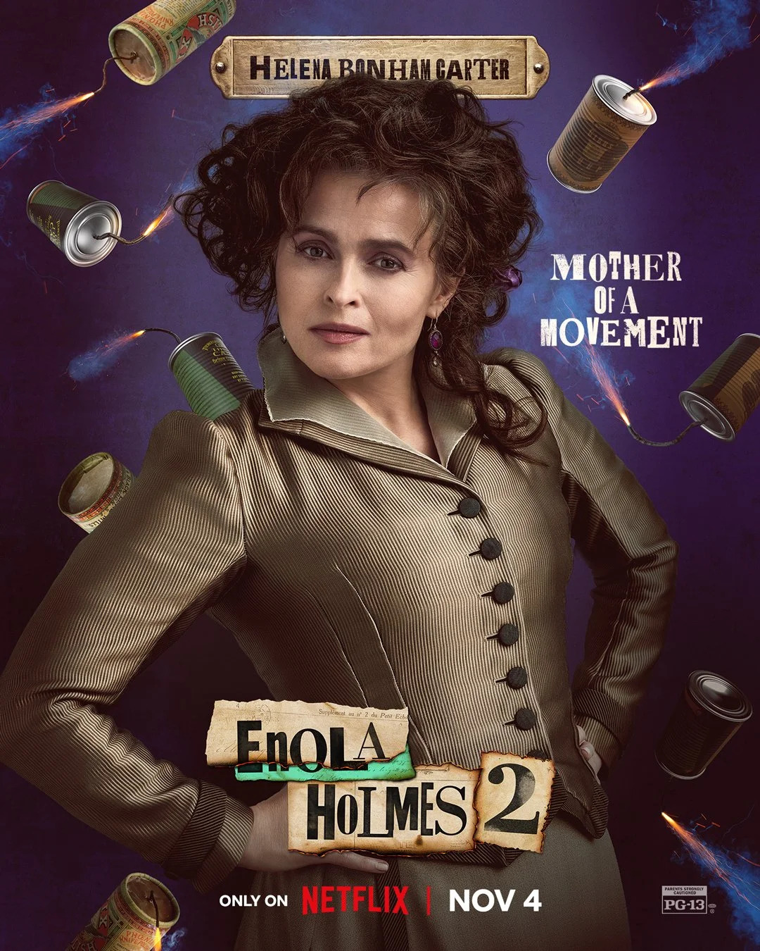 Extra Large Movie Poster Image for Enola Holmes 2 (#5 of 11)