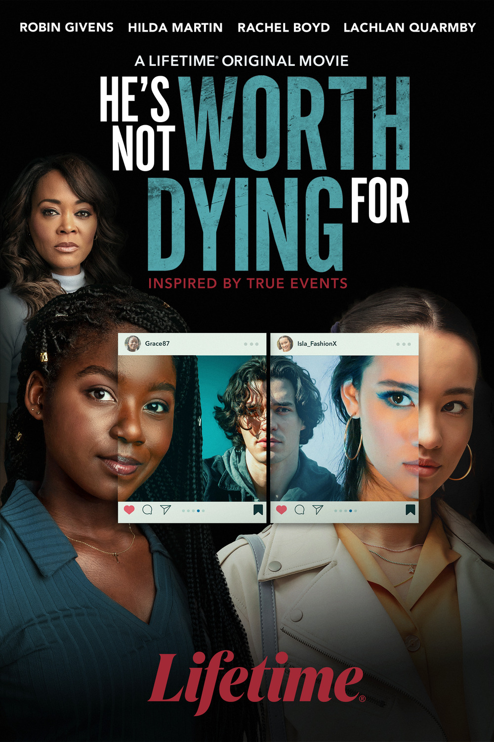 Extra Large Movie Poster Image for He's Not Worth Dying For 