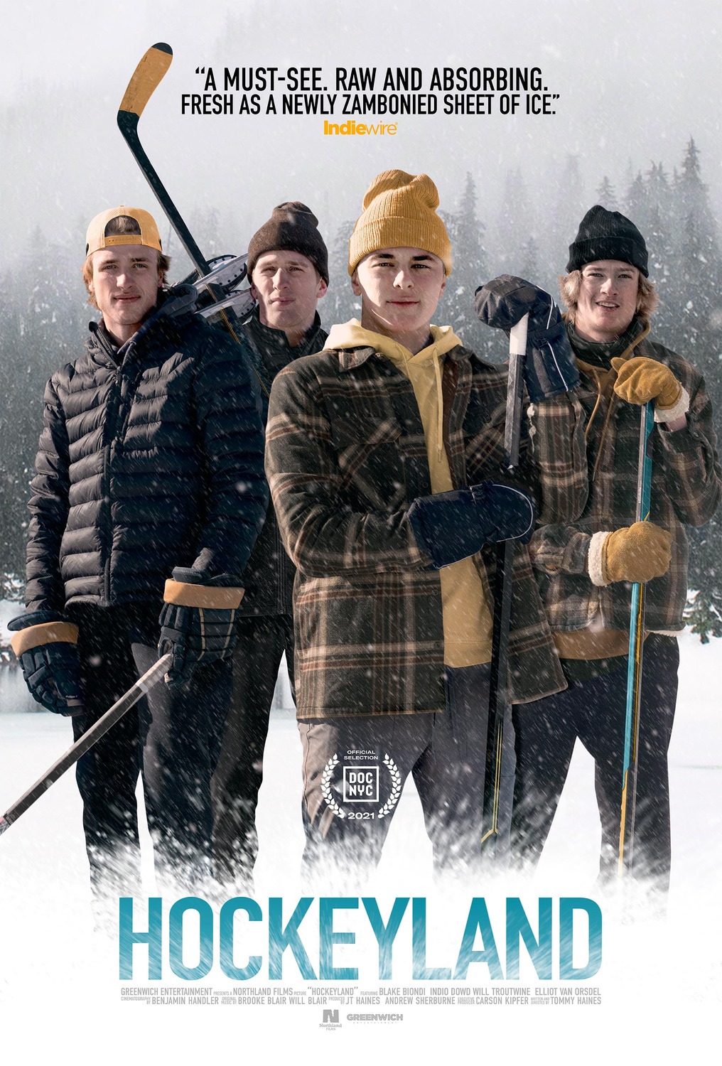 Extra Large Movie Poster Image for Hockeyland 