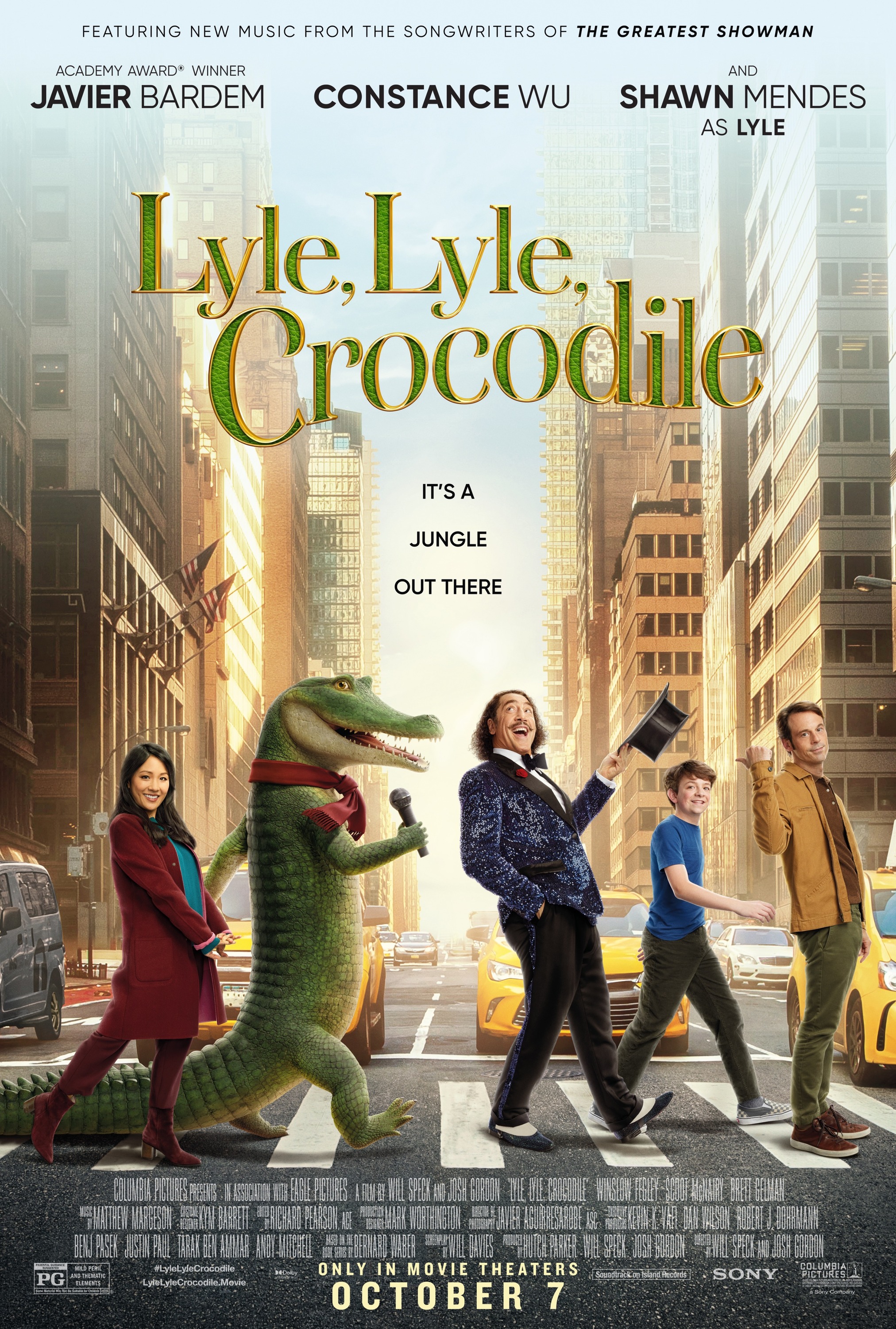 Mega Sized Movie Poster Image for Lyle, Lyle, Crocodile (#2 of 2)