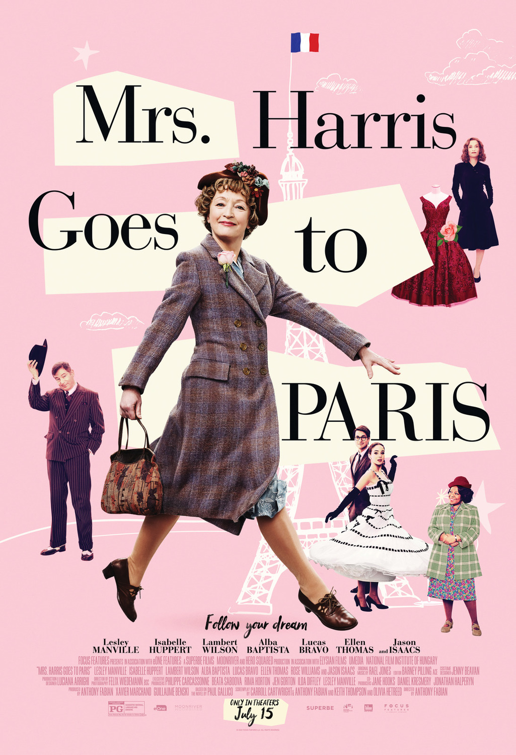 Extra Large Movie Poster Image for Mrs. Harris Goes to Paris (#1 of 11)