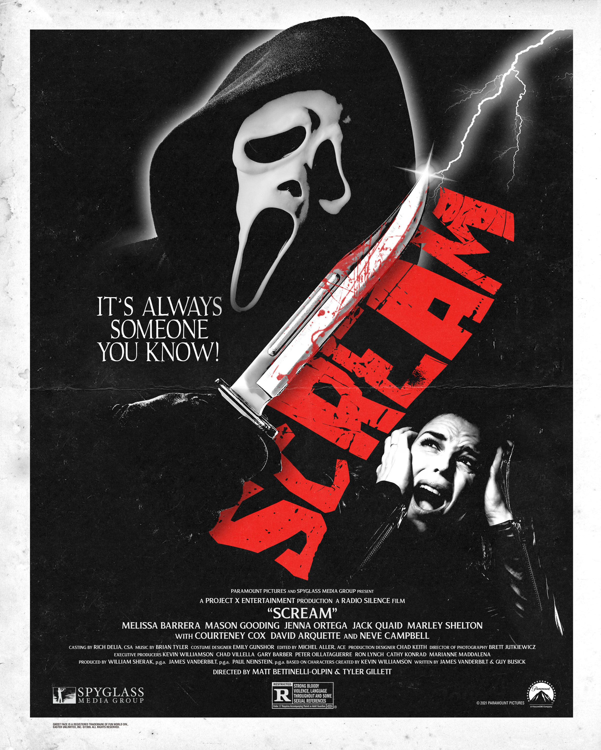 Mega Sized Movie Poster Image for Scream (#22 of 22)