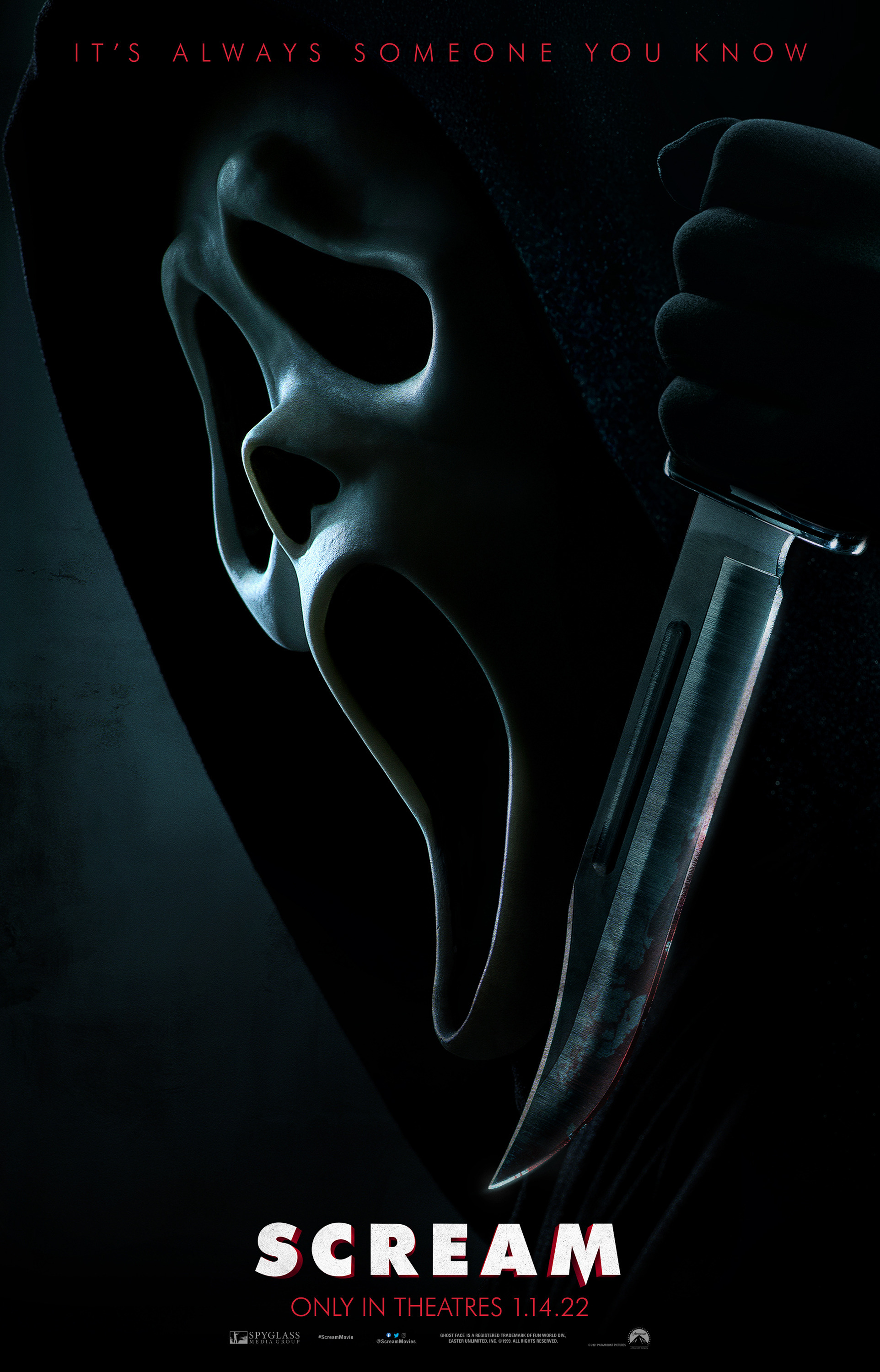 Mega Sized Movie Poster Image for Scream (#1 of 22)