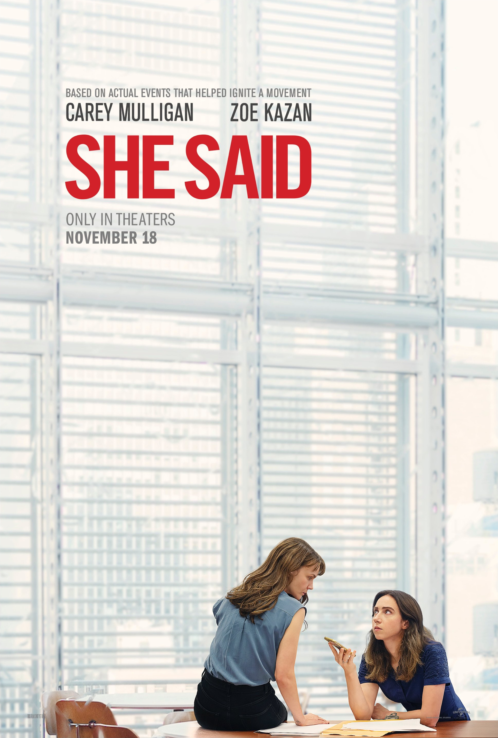 Mega Sized Movie Poster Image for She Said (#2 of 3)