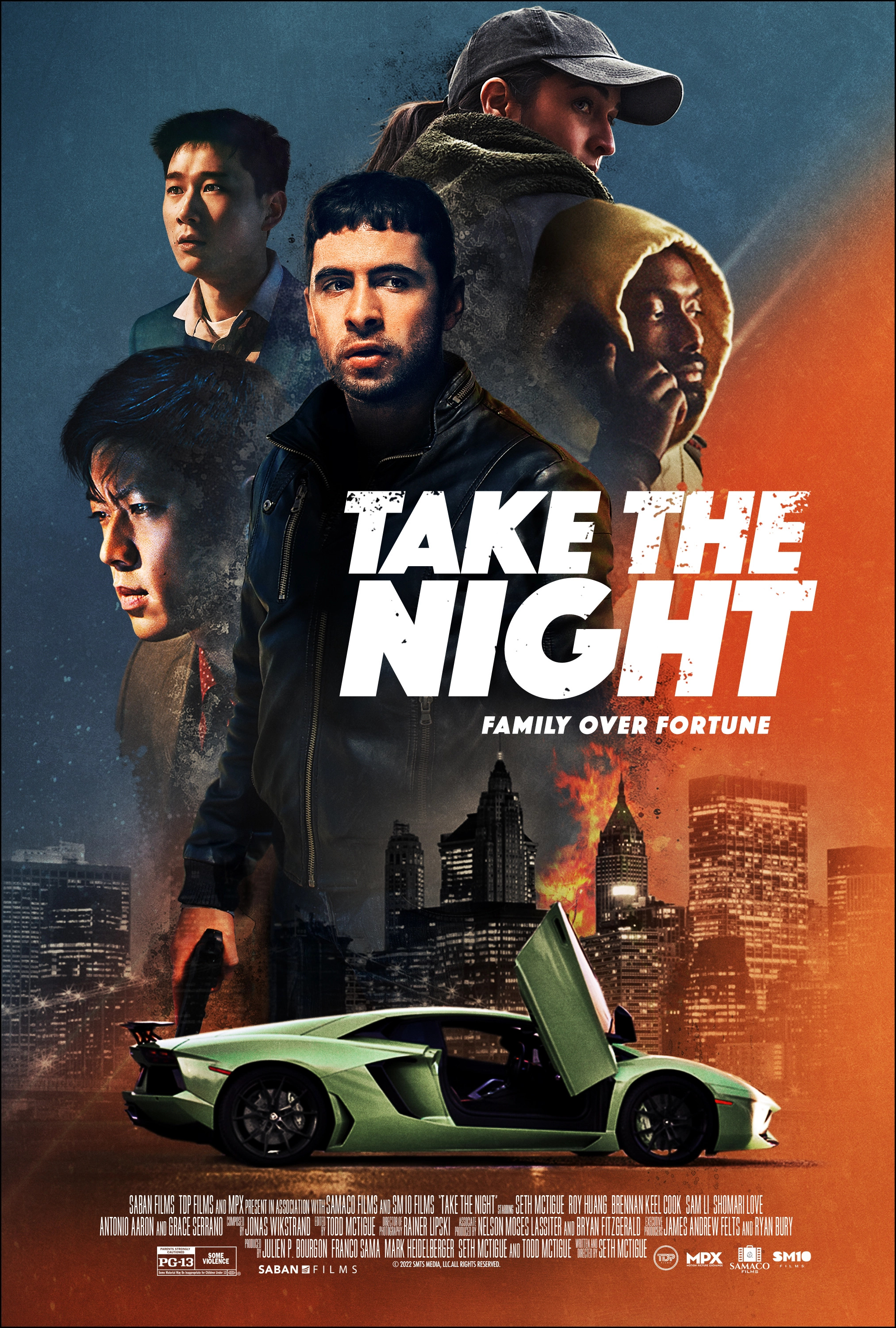 Mega Sized Movie Poster Image for Take the Night 