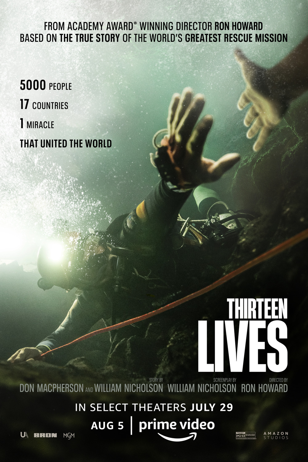 Extra Large Movie Poster Image for Thirteen Lives (#1 of 2)