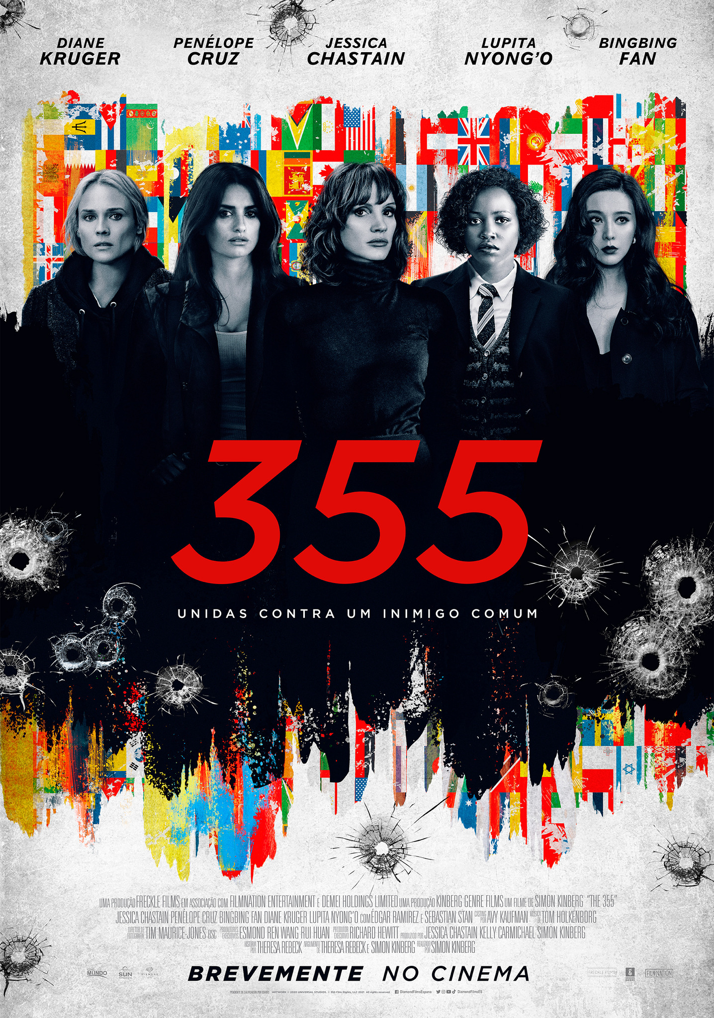 Mega Sized Movie Poster Image for The 355 (#2 of 15)