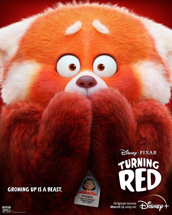 Turning Red Movie Poster