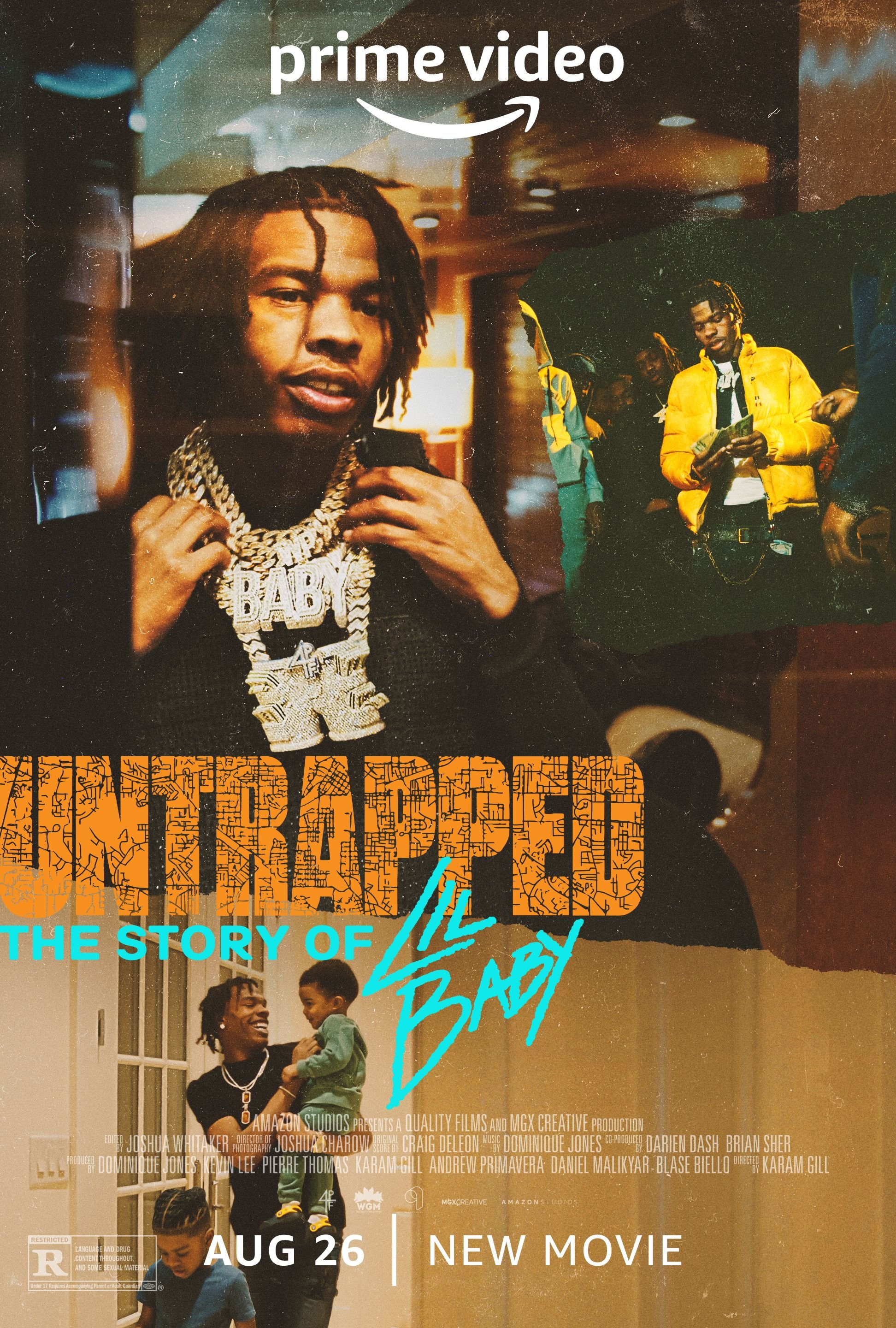 Mega Sized Movie Poster Image for Untrapped: The Story of Lil Baby 