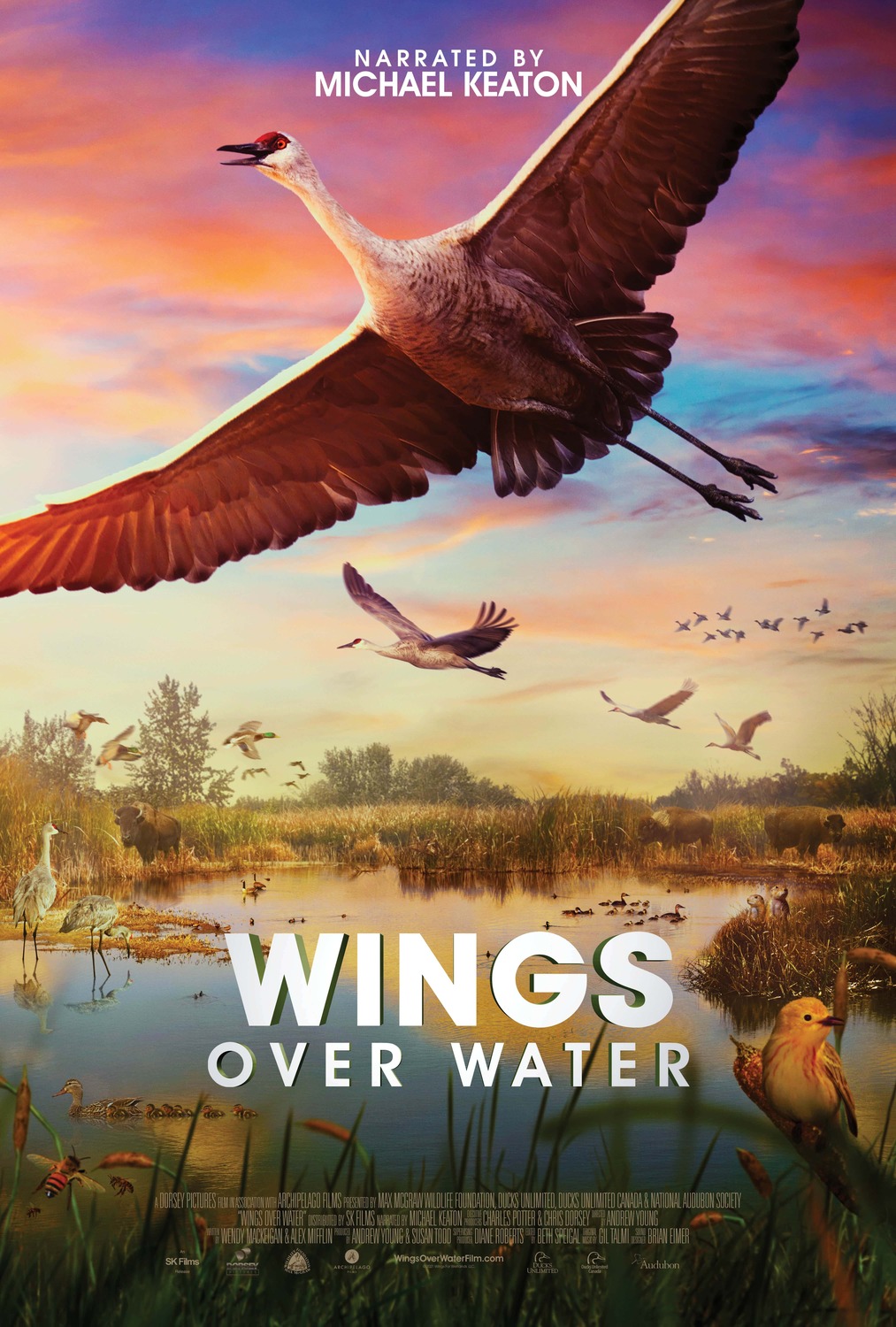 Extra Large Movie Poster Image for Wings Over Water (#1 of 2)