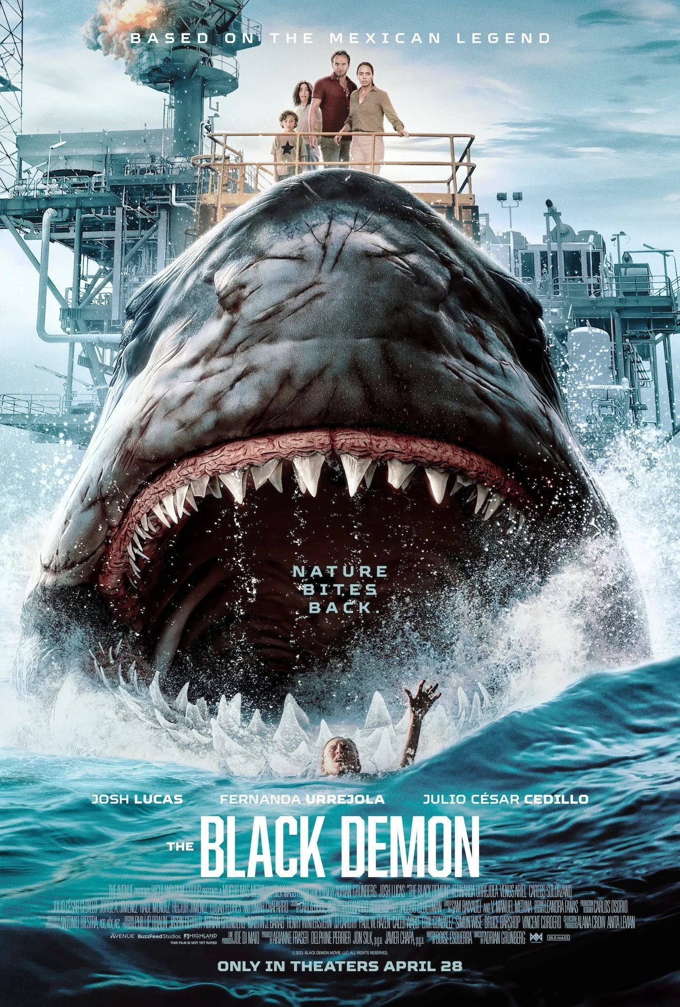 Mega Sized Movie Poster Image for The Black Demon (#1 of 2)