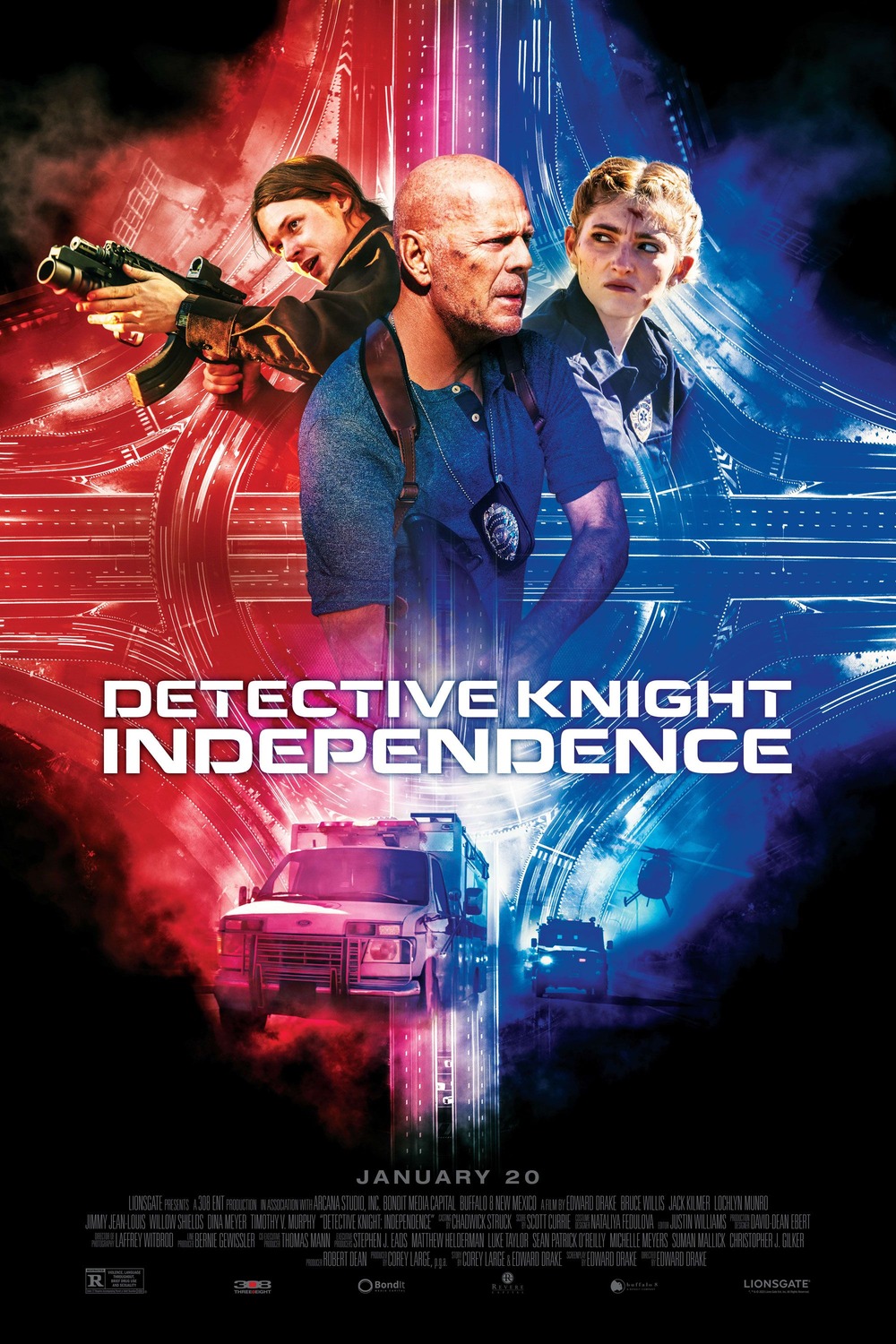 Extra Large Movie Poster Image for Detective Knight: Independence 