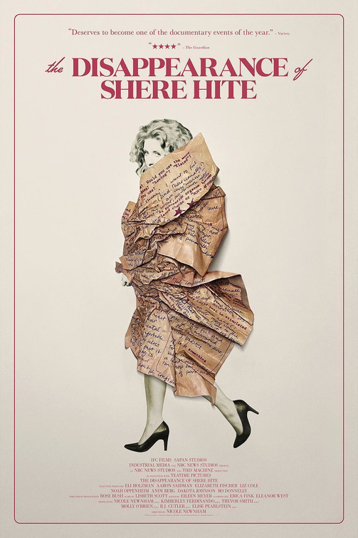The Disappearance of Shere Hite Movie Poster