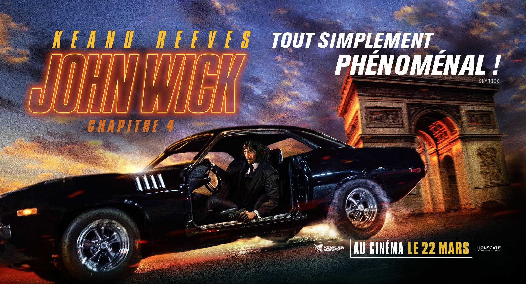 Mega Sized Movie Poster Image for John Wick: Chapter 4 (#29 of 31)