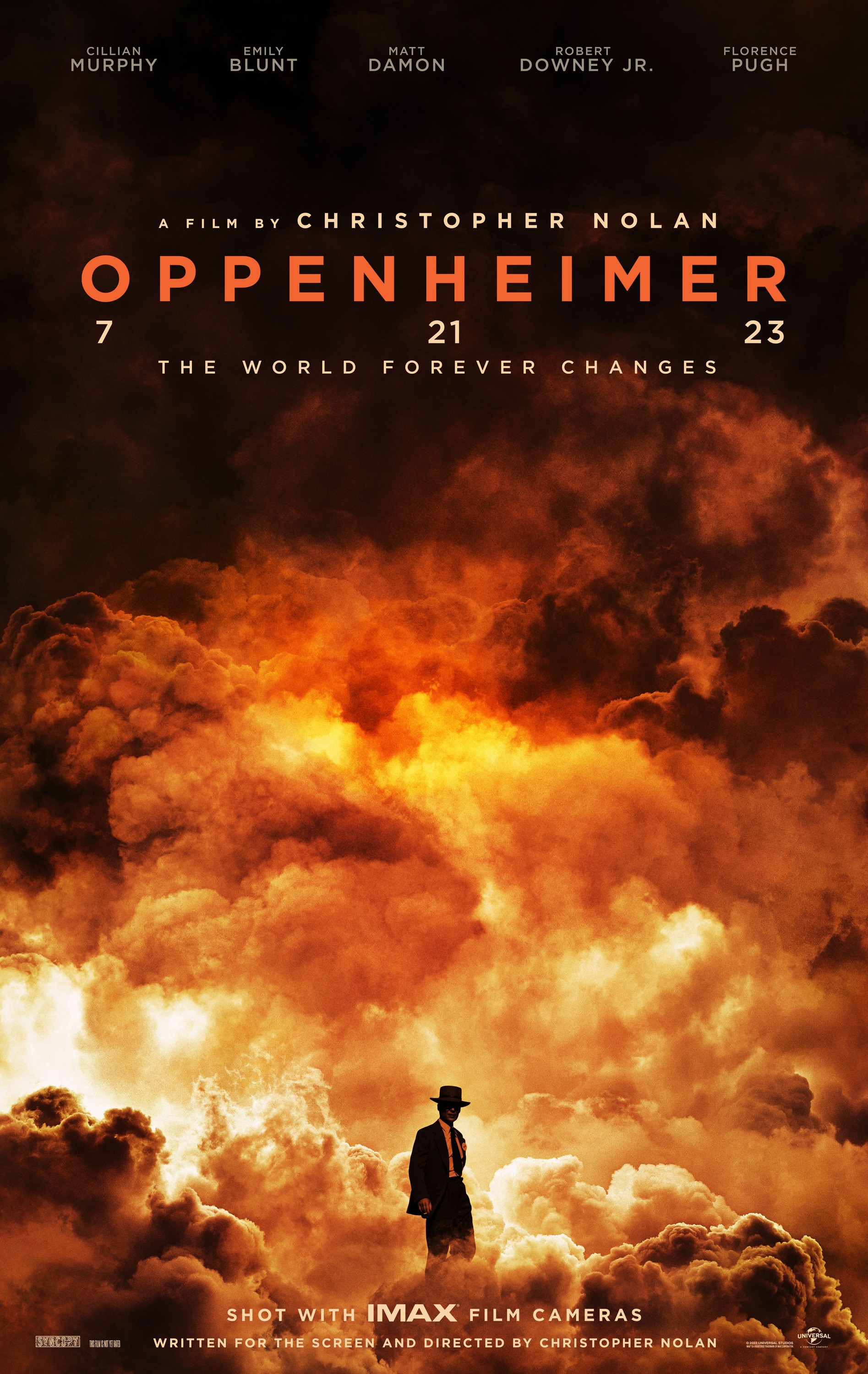 Mega Sized Movie Poster Image for Oppenheimer (#1 of 5)