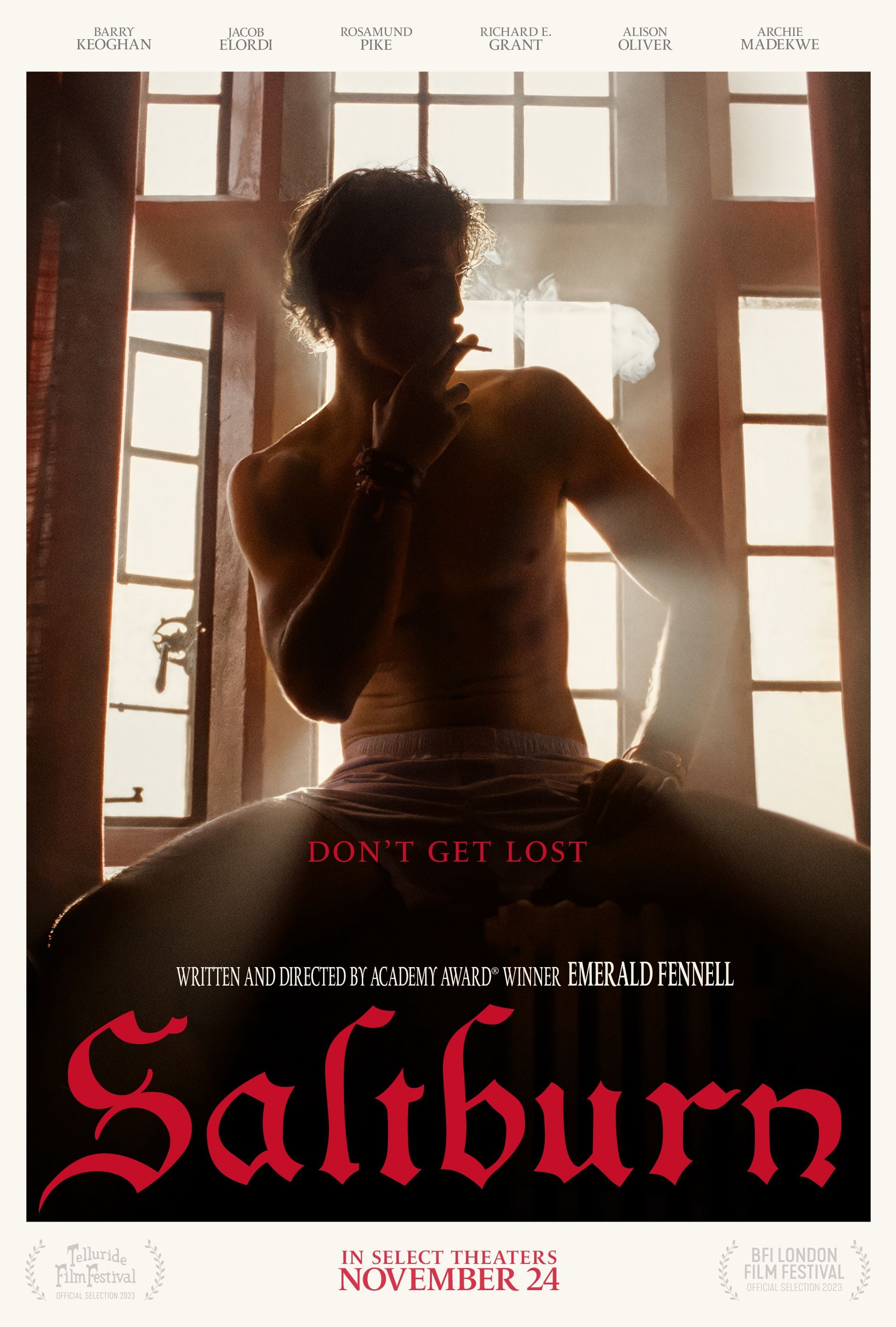 Mega Sized Movie Poster Image for Saltburn (#1 of 10)