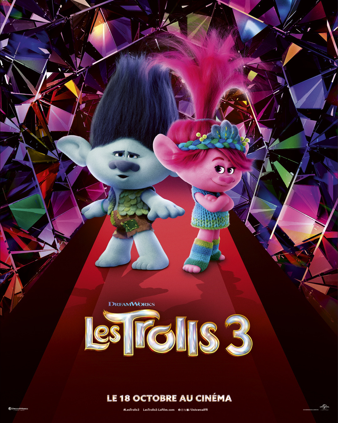 Extra Large Movie Poster Image for Trolls Band Together (#4 of 6)