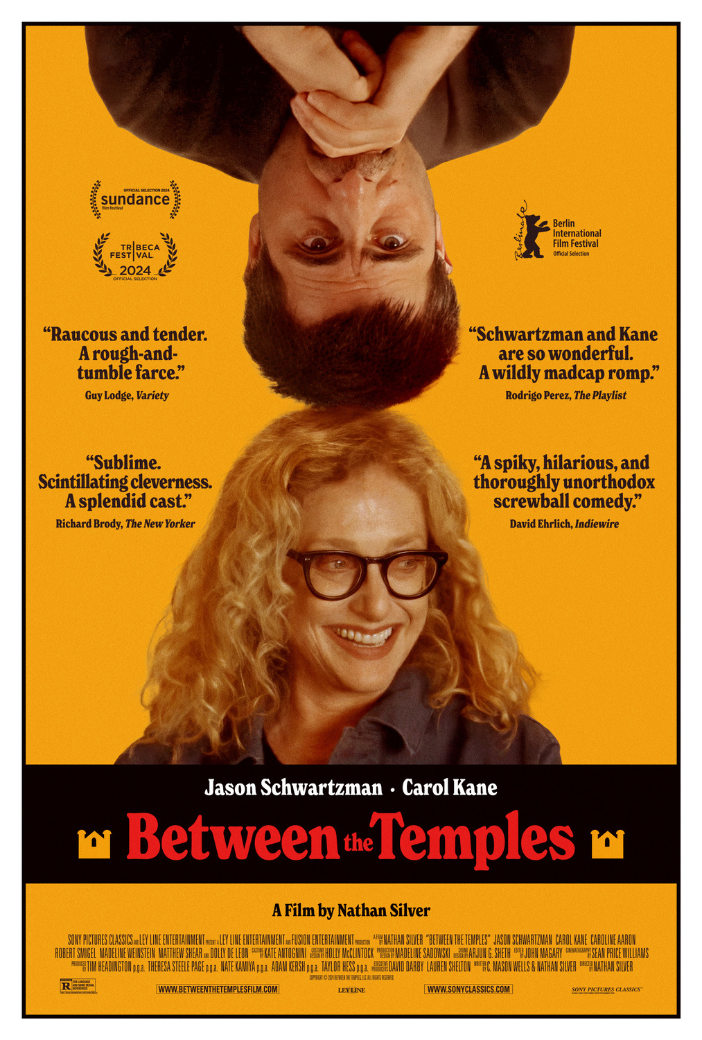 Extra Large Movie Poster Image for Between the Temples (#2 of 3)