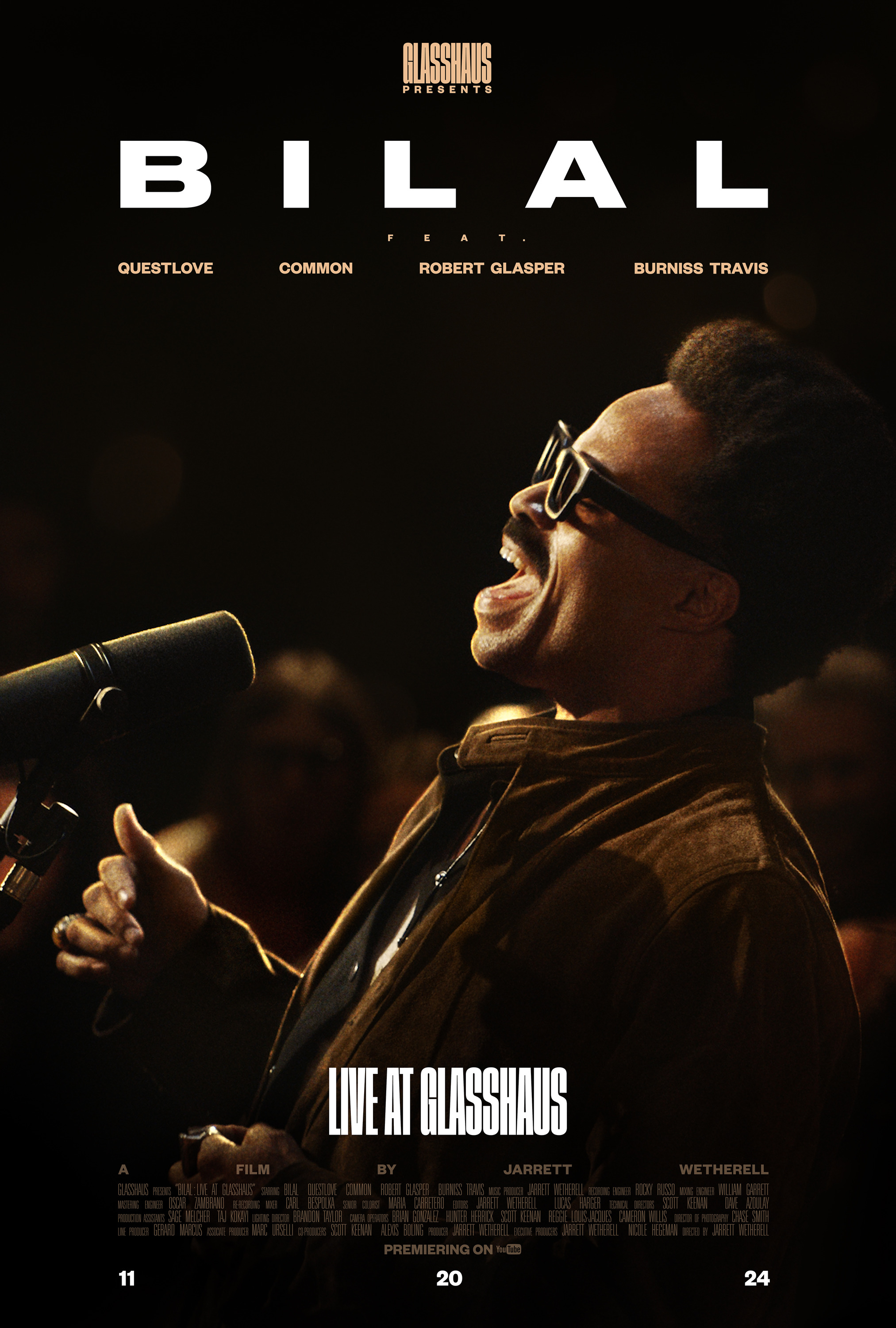 Mega Sized Movie Poster Image for Bilal: Live at Glasshaus 