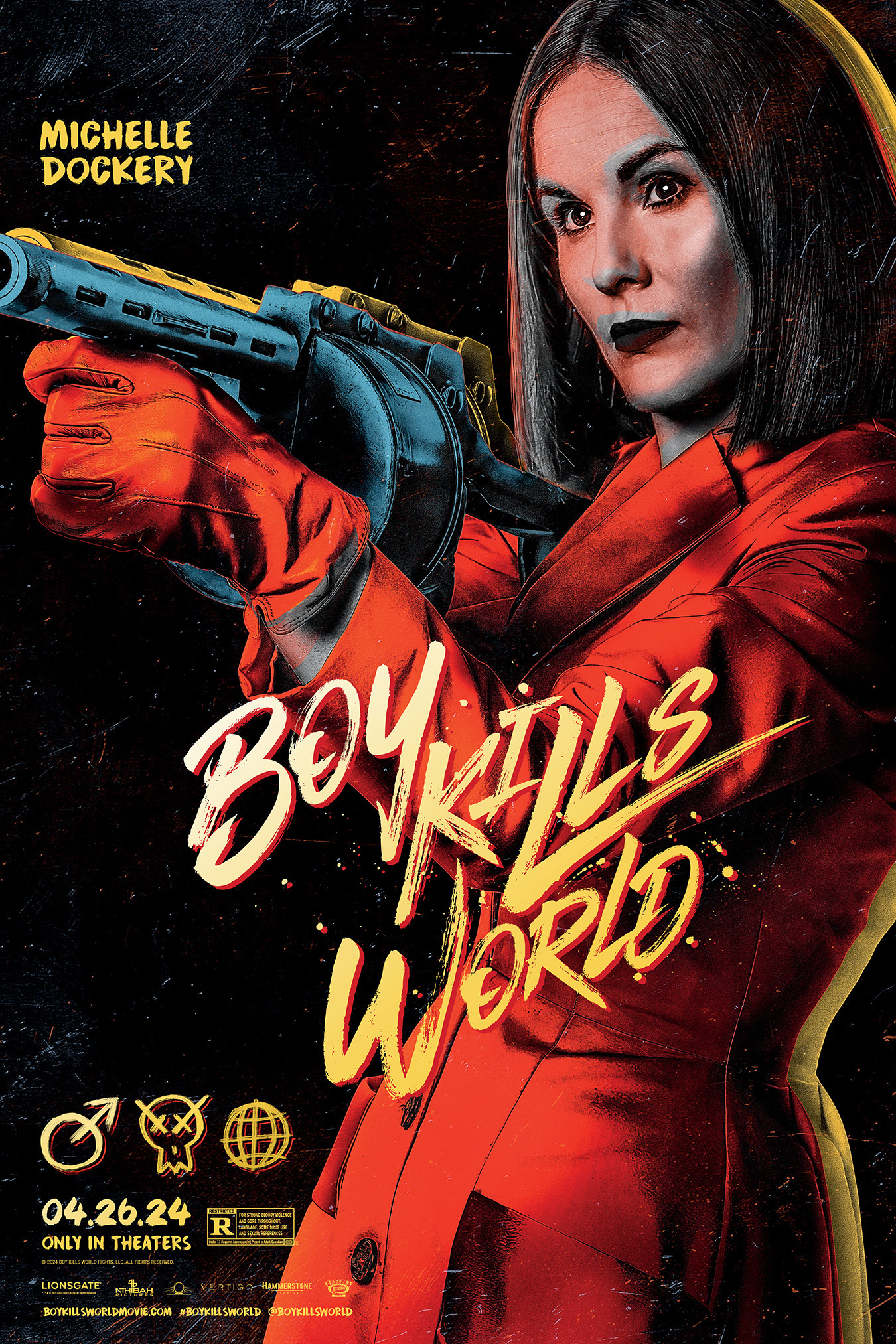 Mega Sized Movie Poster Image for Boy Kills World (#3 of 6)