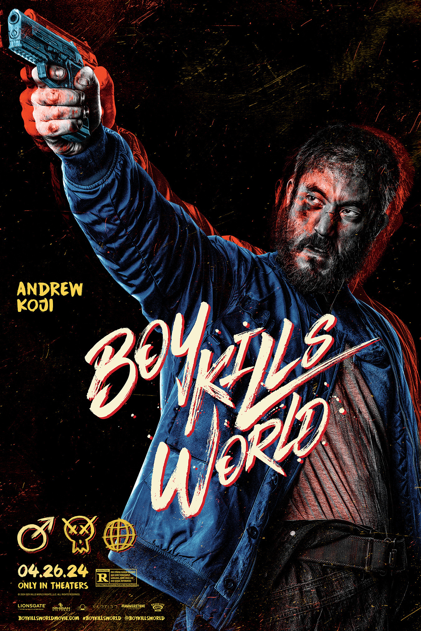 Mega Sized Movie Poster Image for Boy Kills World (#4 of 6)
