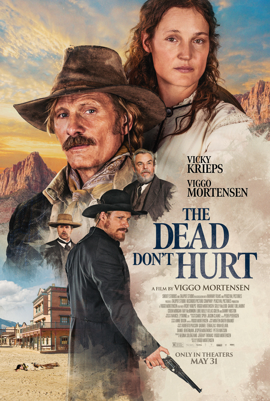Extra Large Movie Poster Image for The Dead Don't Hurt (#2 of 3)