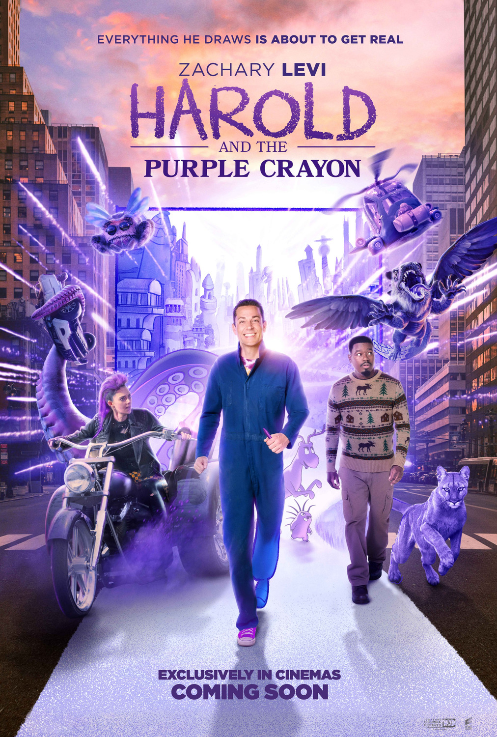 Extra Large Movie Poster Image for Harold and the Purple Crayon (#2 of 2)