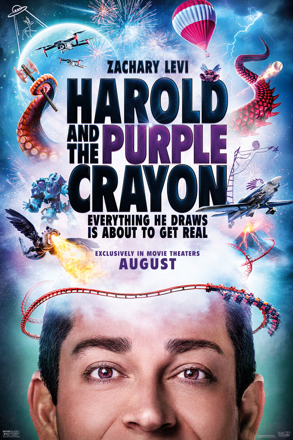 Extra Large Movie Poster Image for Harold and the Purple Crayon (#3 of 7)