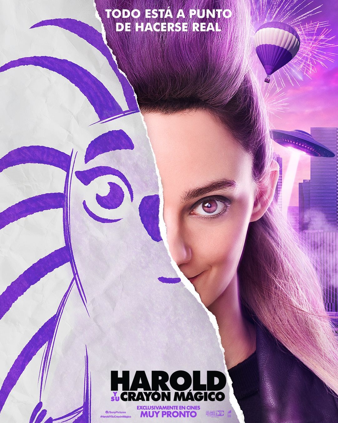 Extra Large Movie Poster Image for Harold and the Purple Crayon (#6 of 7)