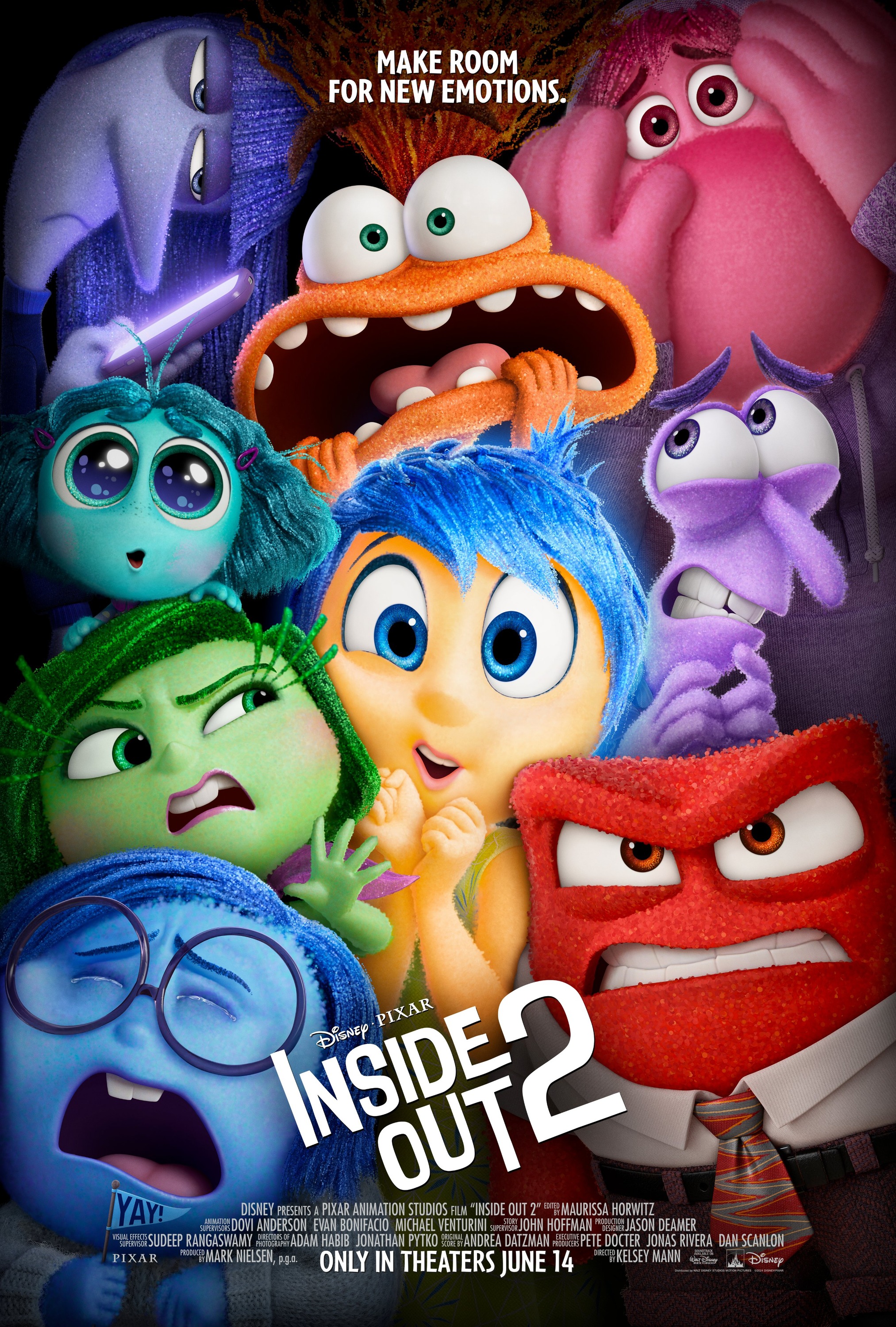 Mega Sized Movie Poster Image for Inside Out 2 (#2 of 17)