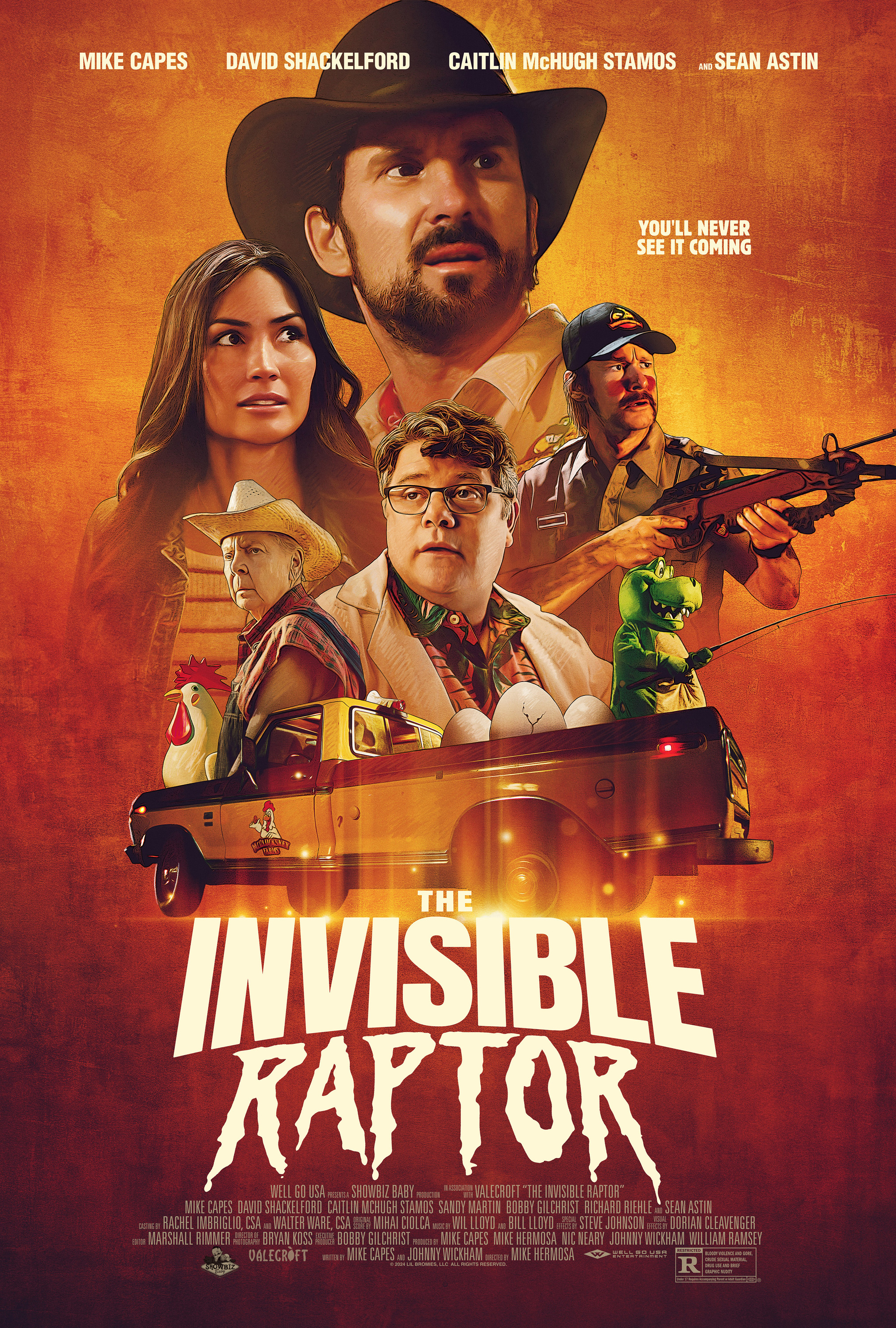 Mega Sized Movie Poster Image for The Invisible Raptor 