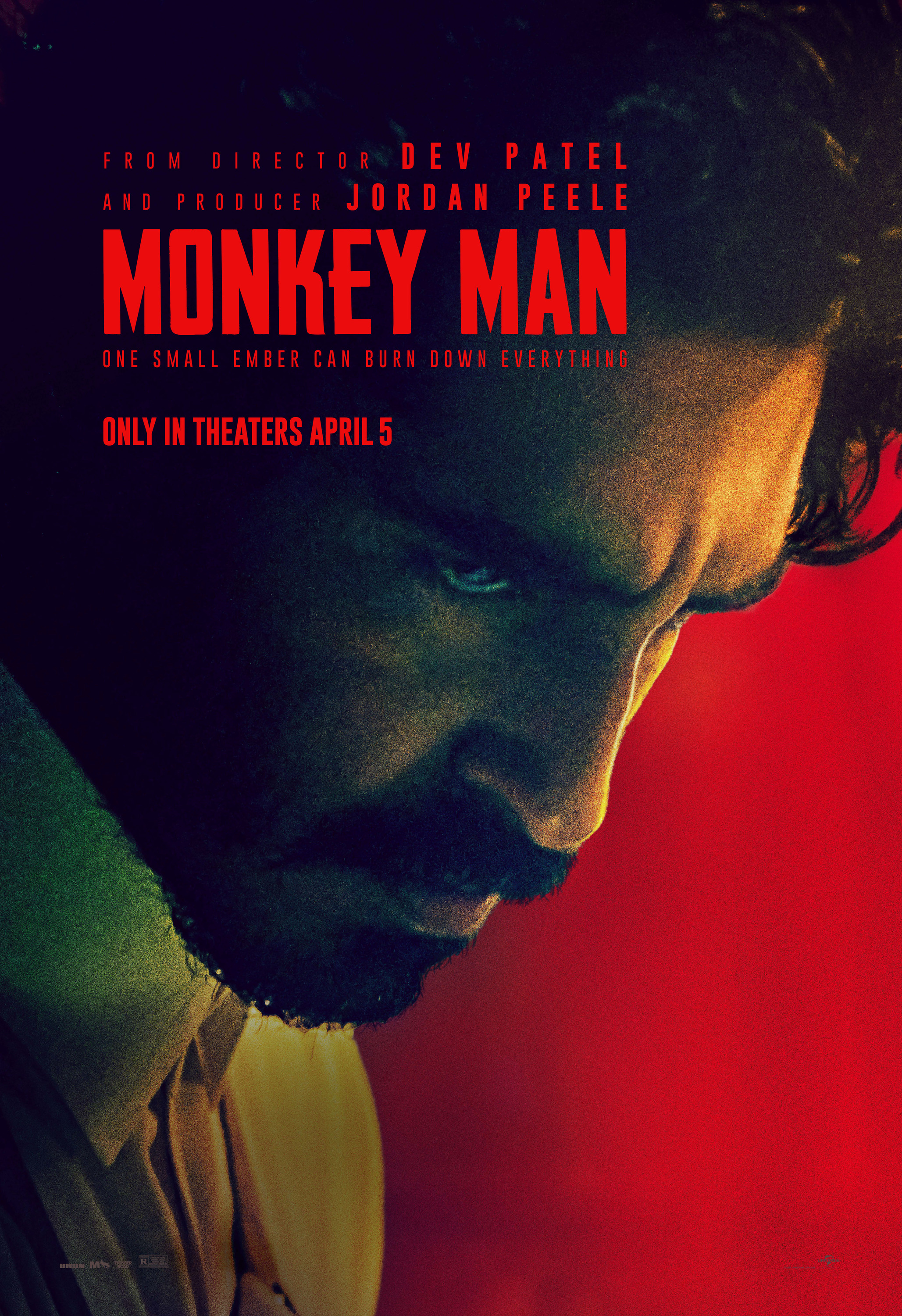 Mega Sized Movie Poster Image for Monkey Man (#2 of 5)