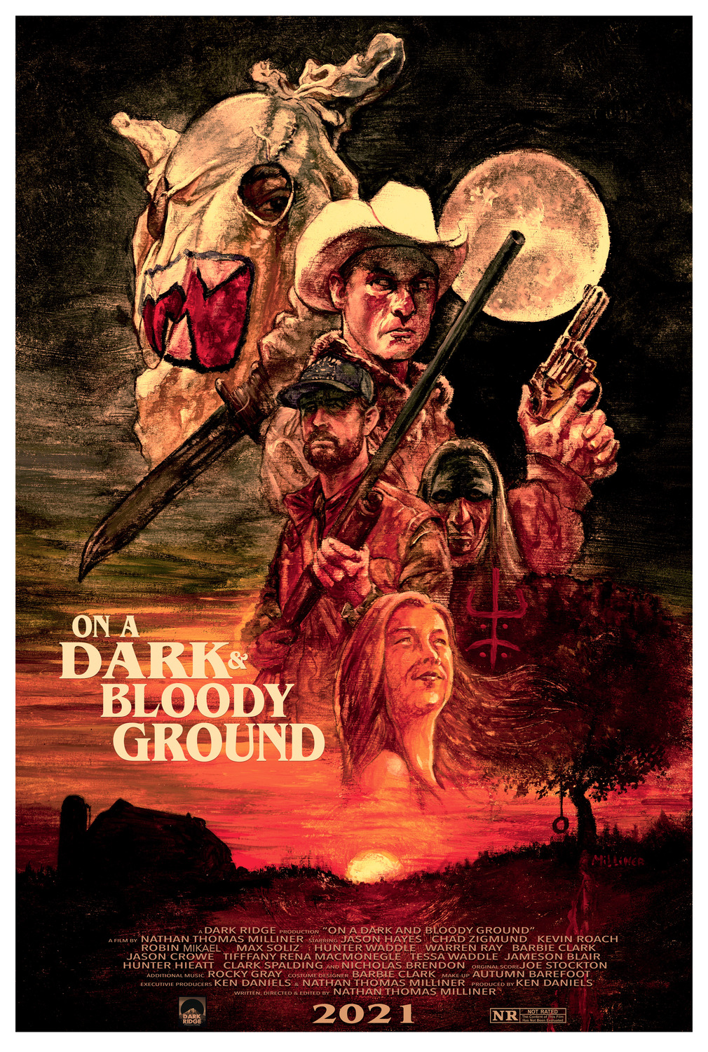 Extra Large Movie Poster Image for On a Dark and Bloody Ground 
