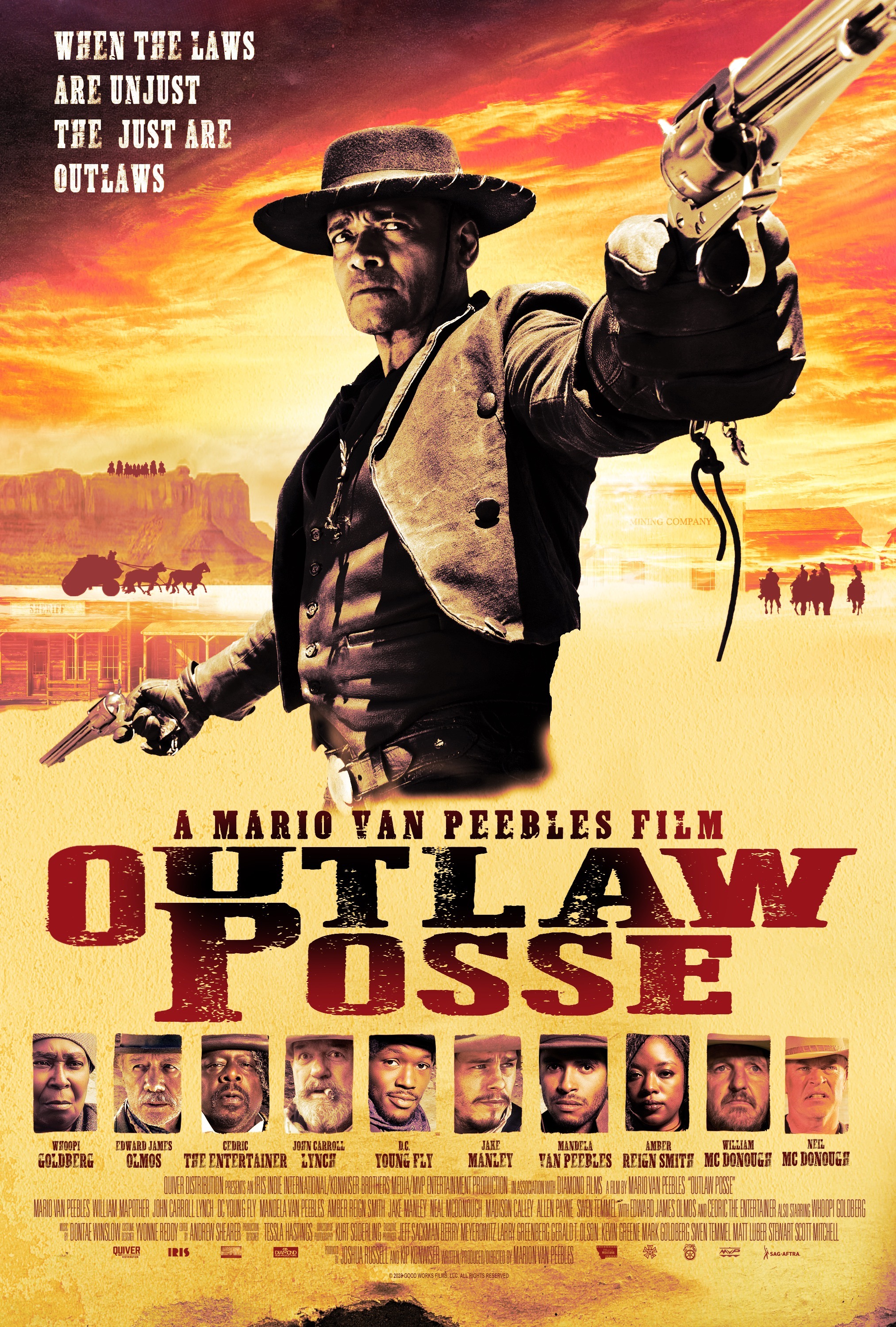 Mega Sized Movie Poster Image for Outlaw Posse 