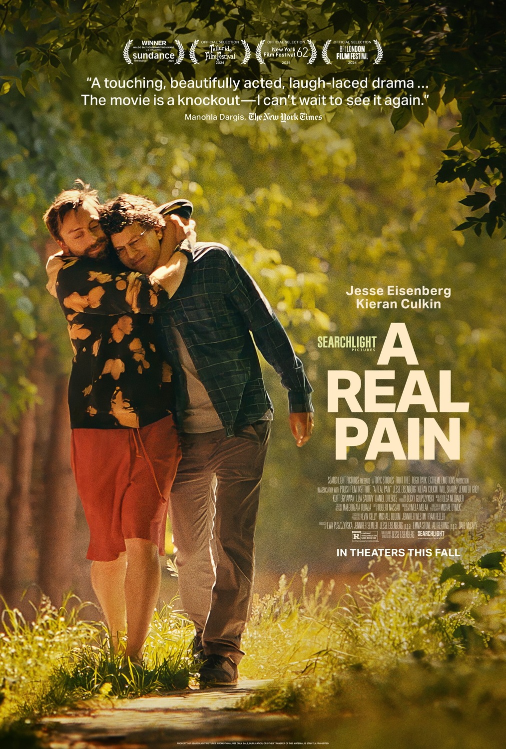 Extra Large Movie Poster Image for A Real Pain (#2 of 2)