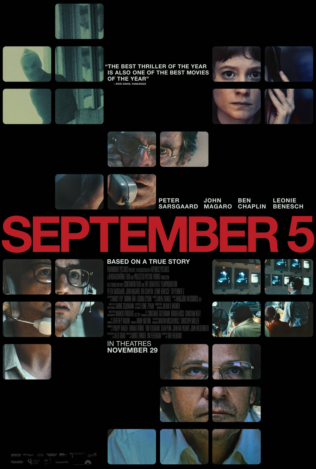 Extra Large Movie Poster Image for September 5 (#1 of 2)