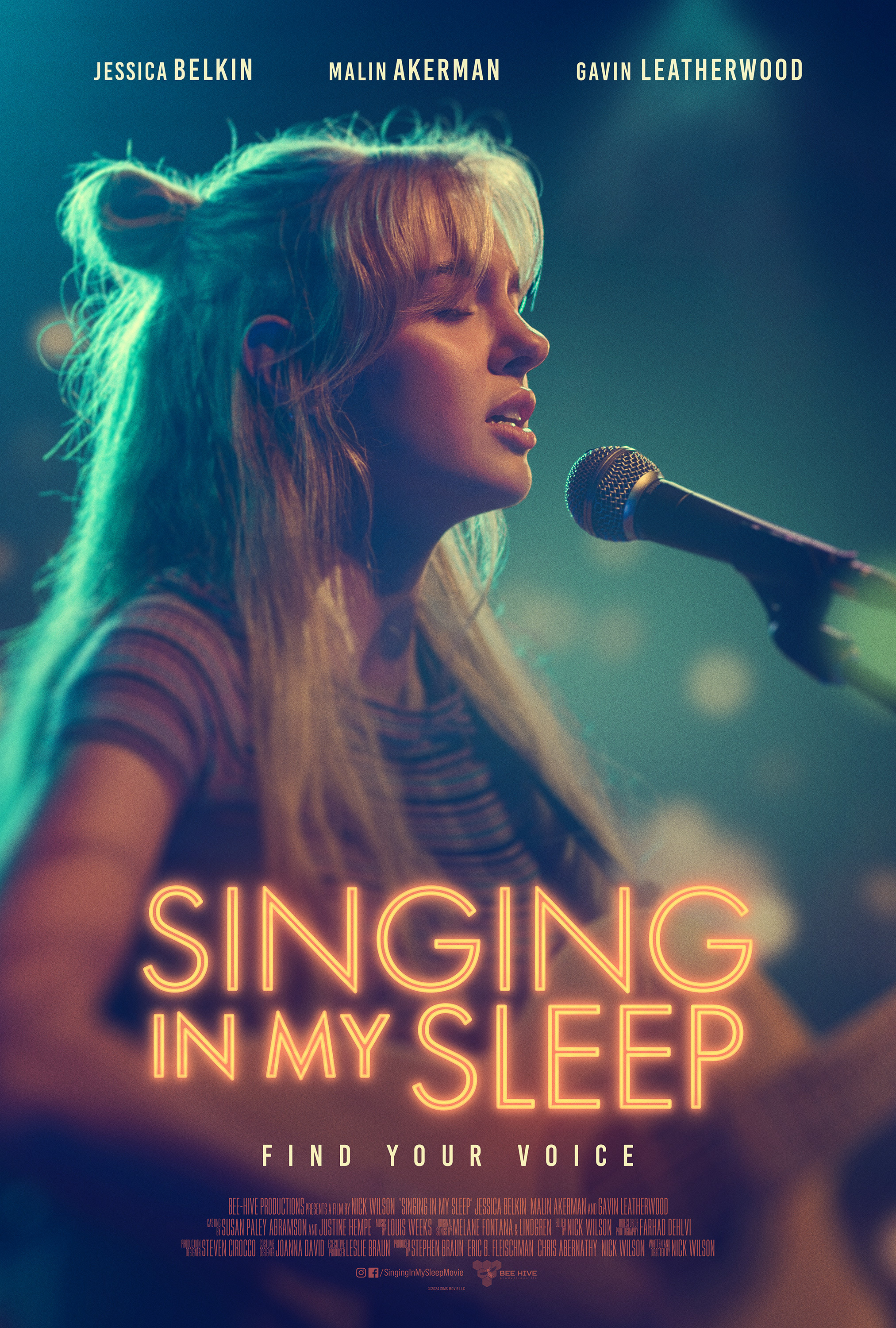 Mega Sized Movie Poster Image for Singing in My Sleep (#2 of 3)