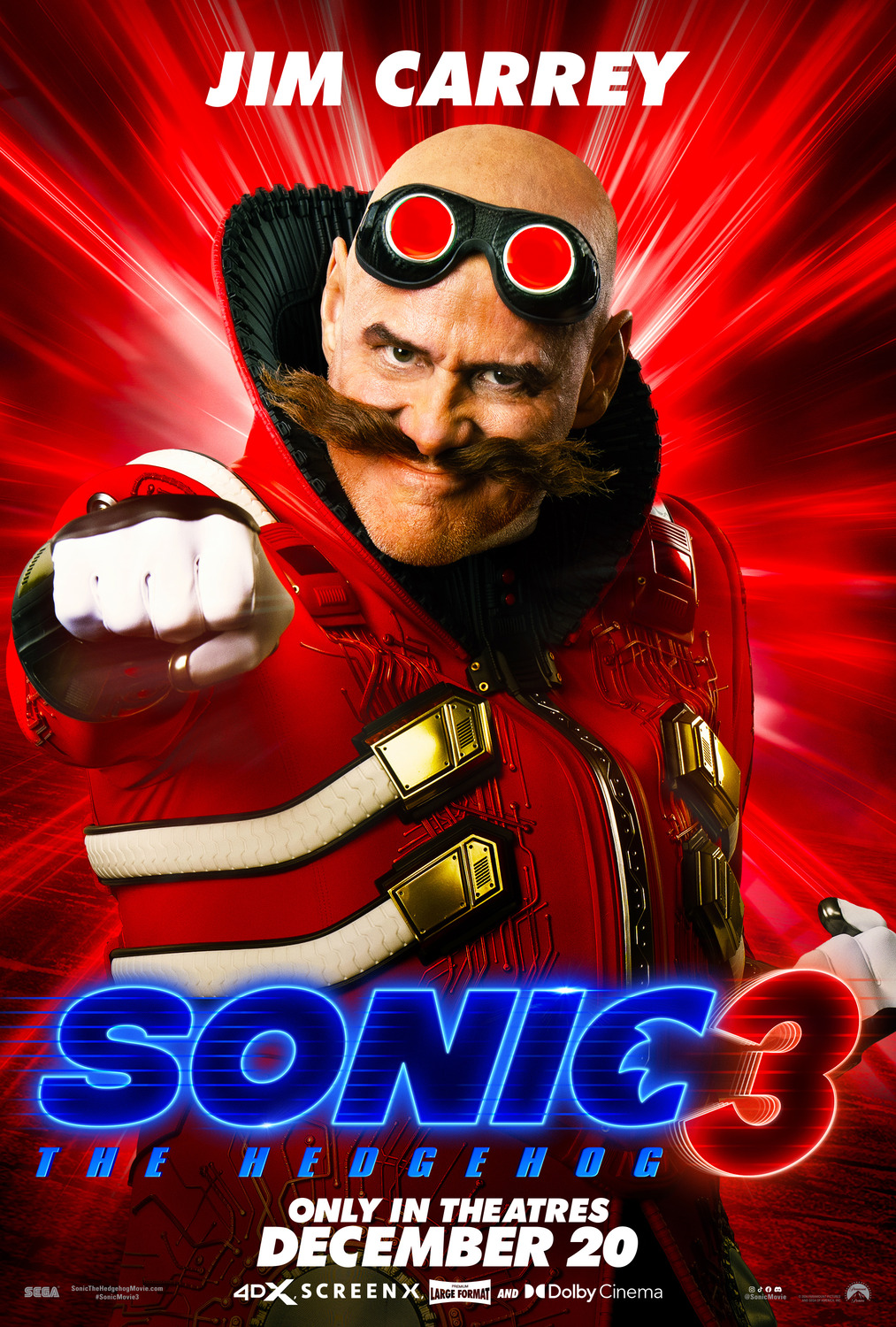 Extra Large Movie Poster Image for Sonic the Hedgehog 3 (#11 of 28)