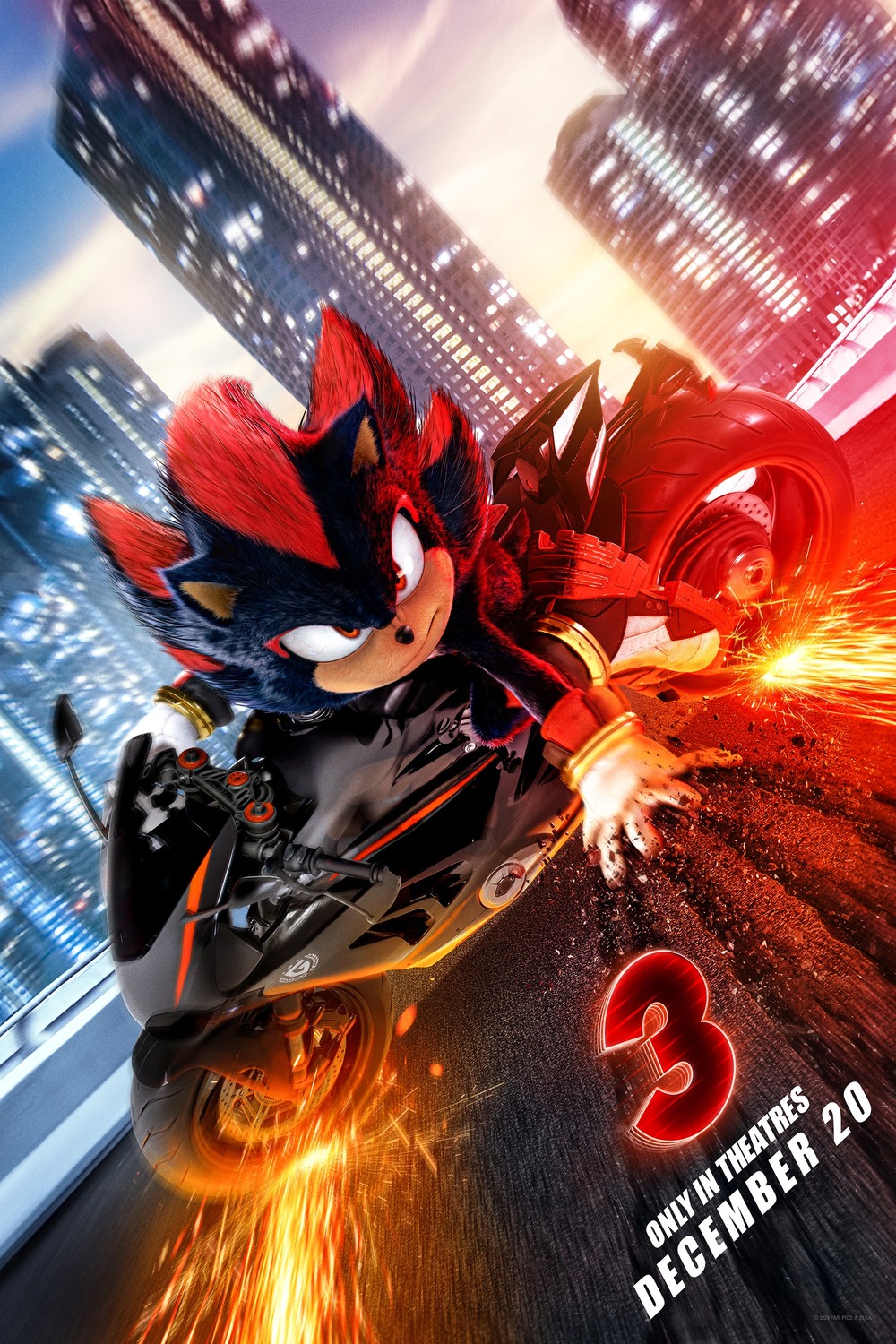 Extra Large Movie Poster Image for Sonic the Hedgehog 3 (#2 of 2)