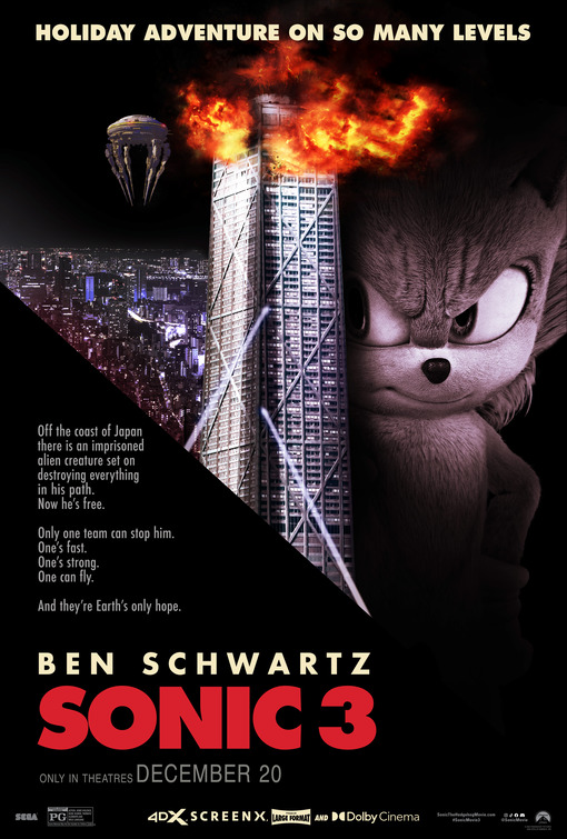 Sonic the Hedgehog 3 Movie Poster