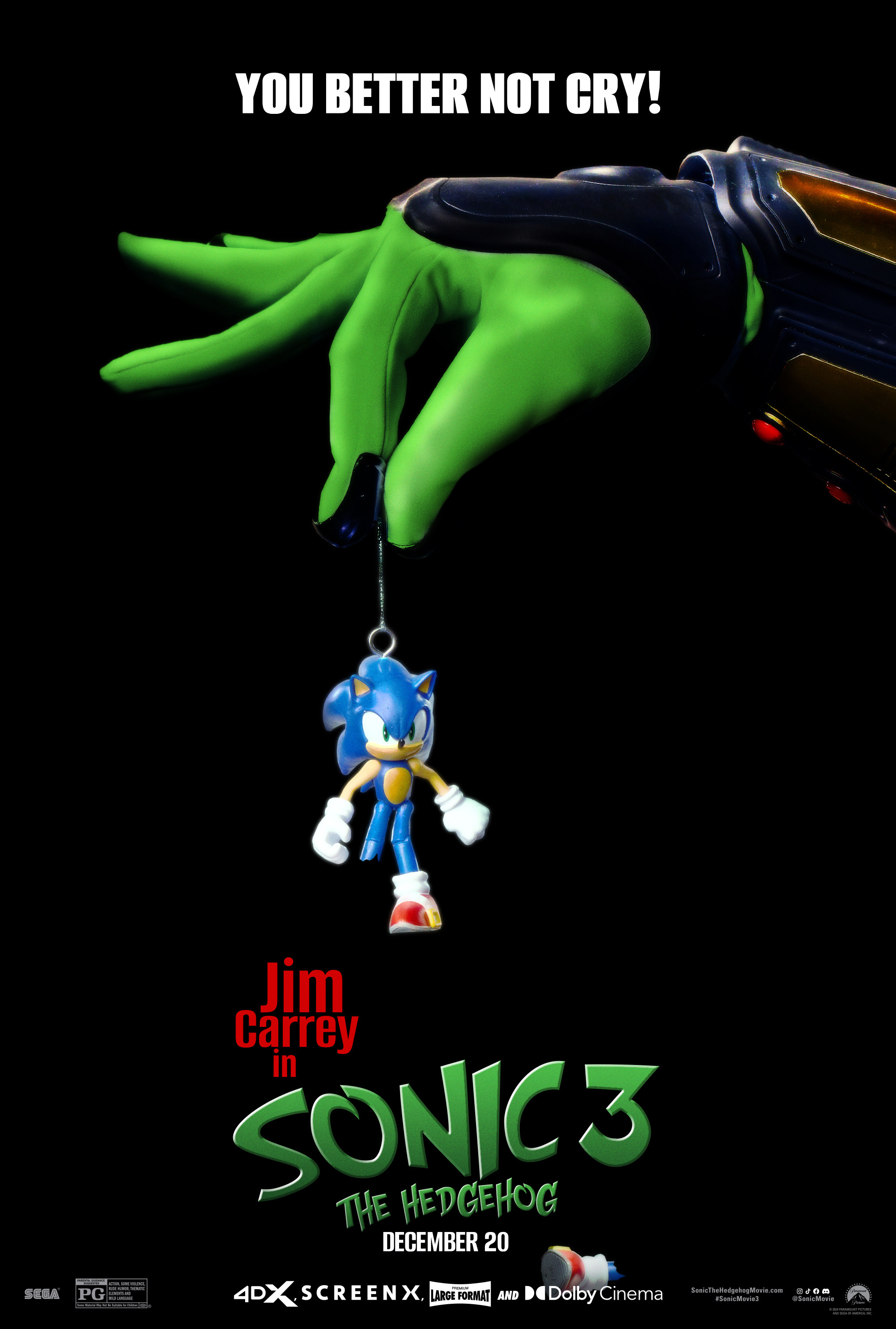 Mega Sized Movie Poster Image for Sonic the Hedgehog 3 (#42 of 44)