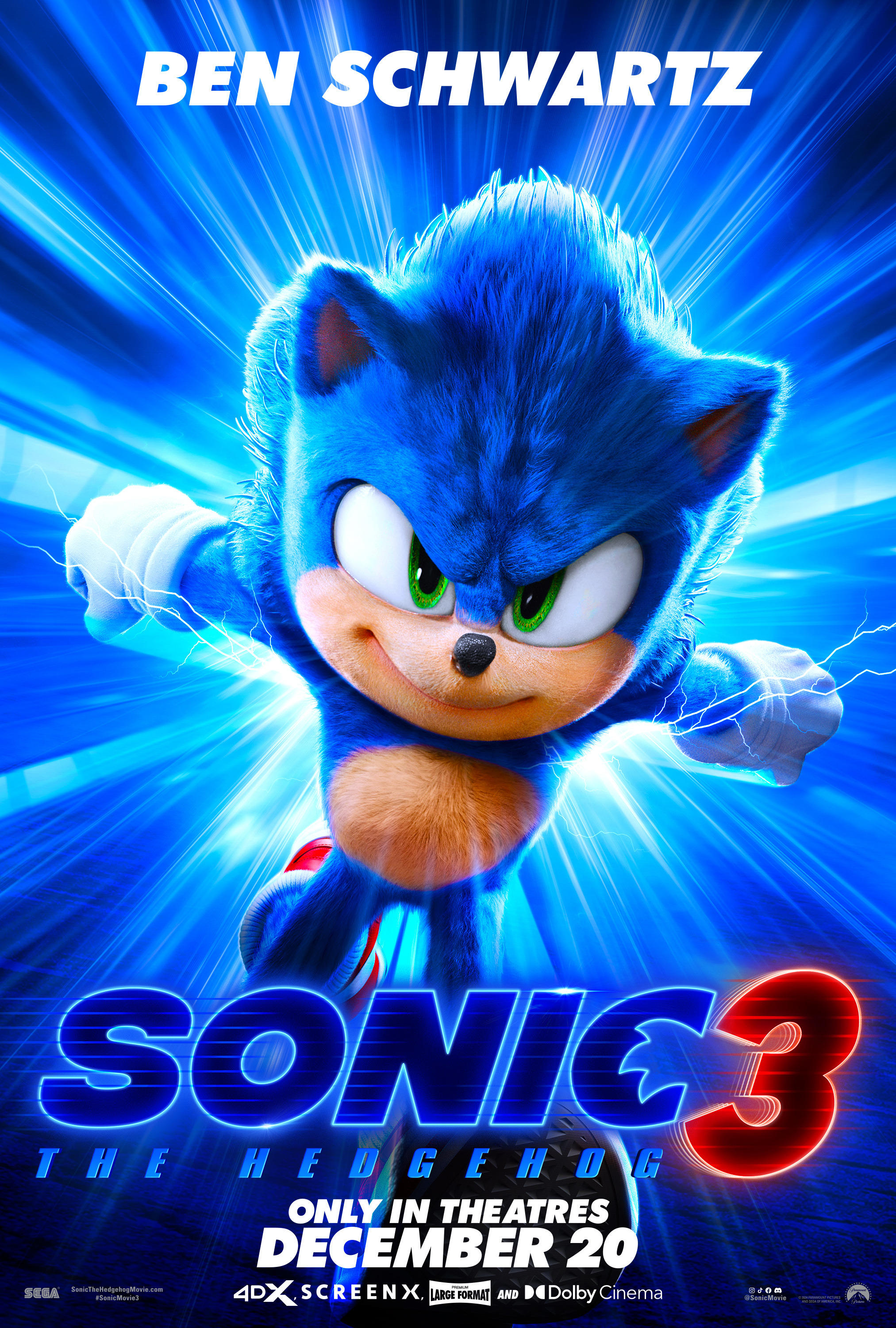 Mega Sized Movie Poster Image for Sonic the Hedgehog 3 (#7 of 44)