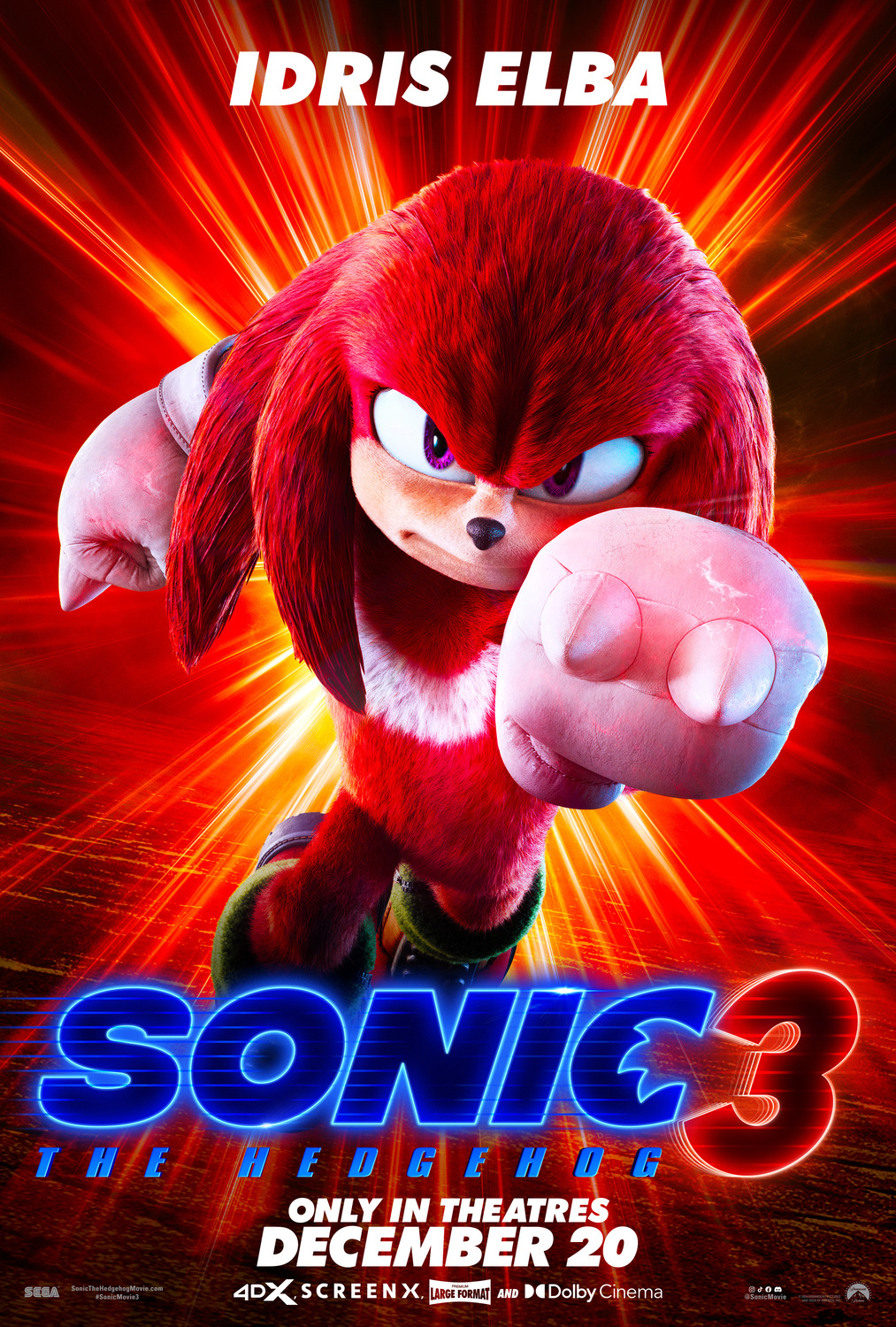 Extra Large Movie Poster Image for Sonic the Hedgehog 3 (#9 of 28)