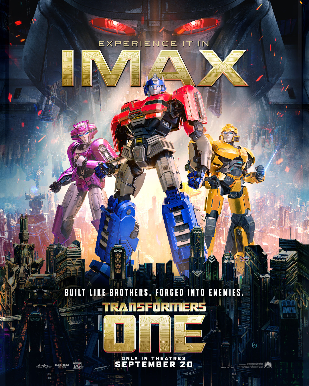 Extra Large Movie Poster Image for Transformers One (#18 of 23)