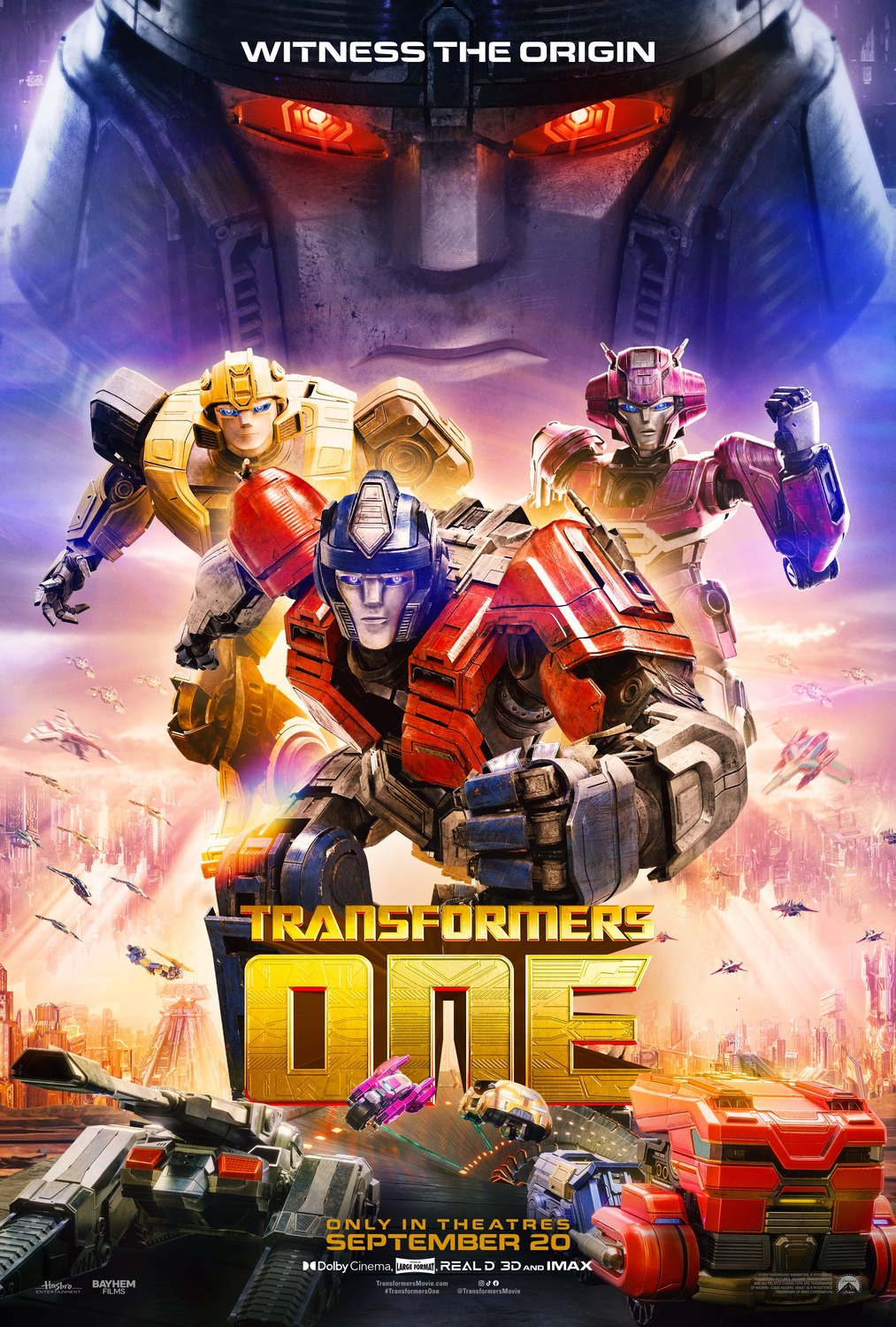 Extra Large Movie Poster Image for Transformers One (#6 of 23)