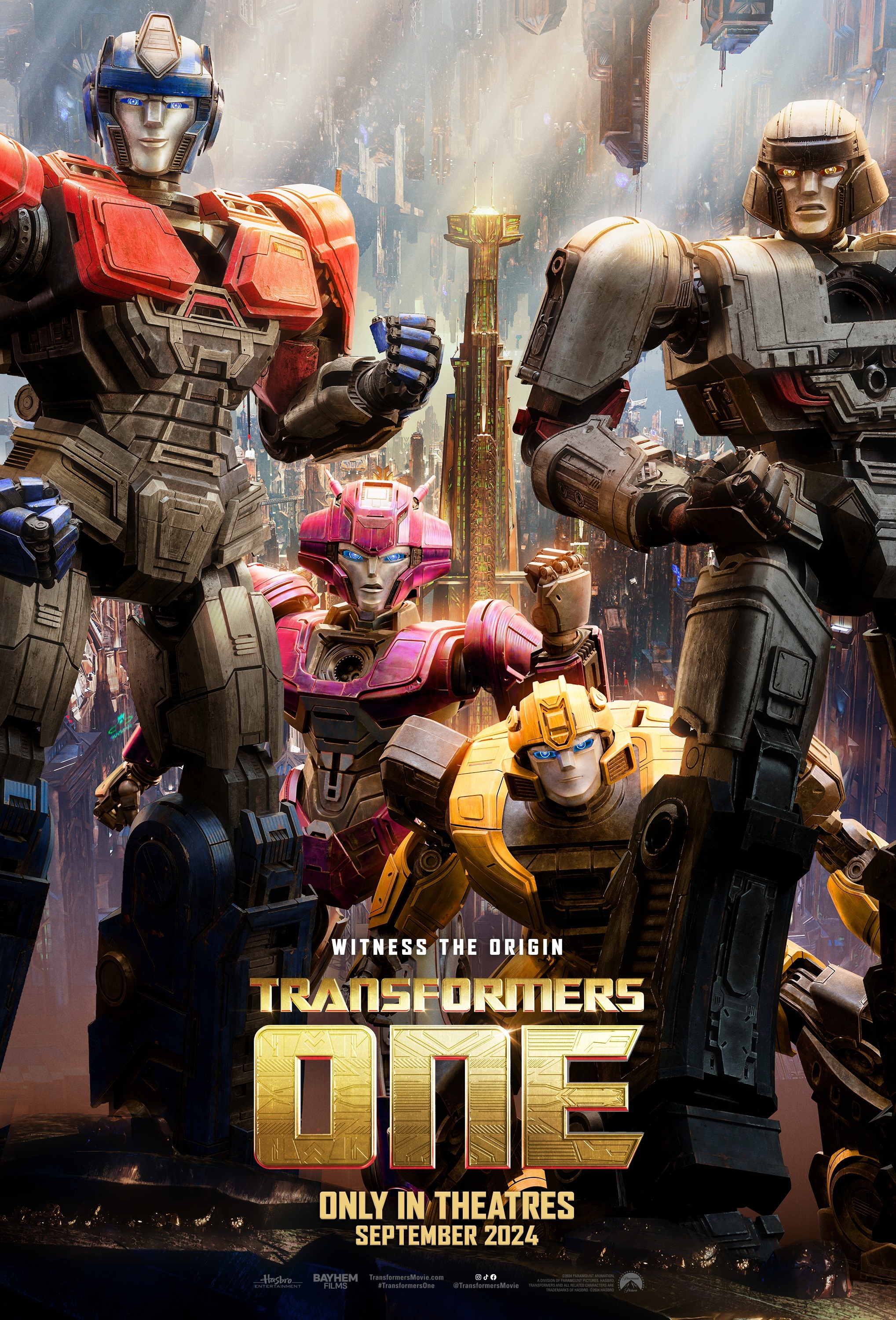 Mega Sized Movie Poster Image for Transformers One (#1 of 26)