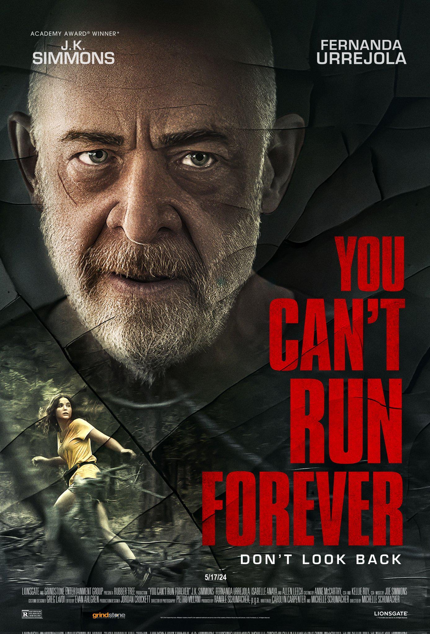Mega Sized Movie Poster Image for You Can't Run Forever 