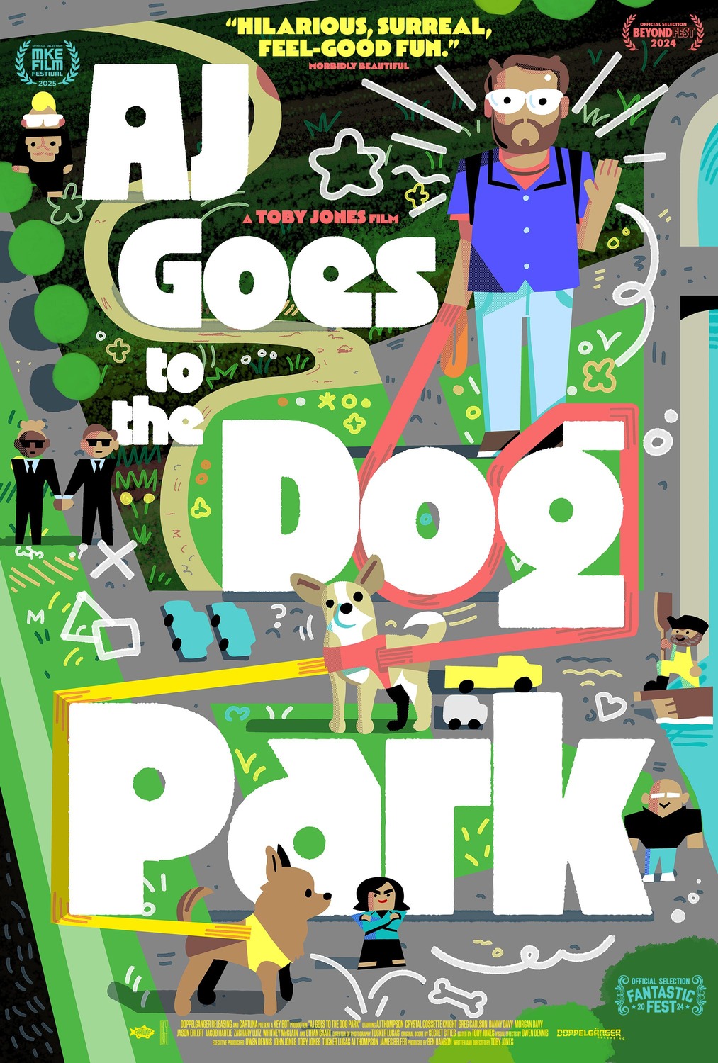 Extra Large Movie Poster Image for AJ Goes to the Dog Park 