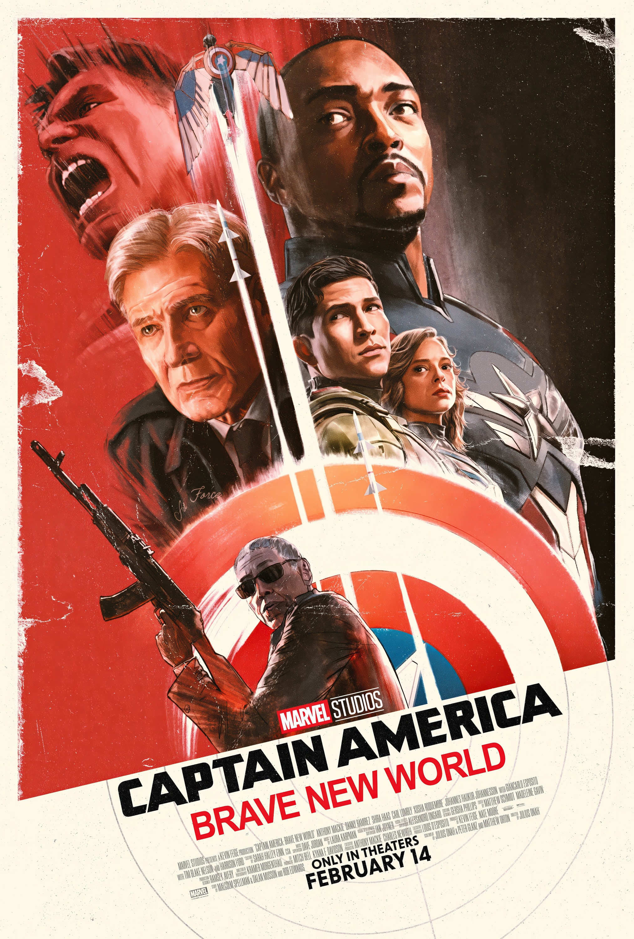 Mega Sized Movie Poster Image for Captain America: Brave New World (#3 of 8)